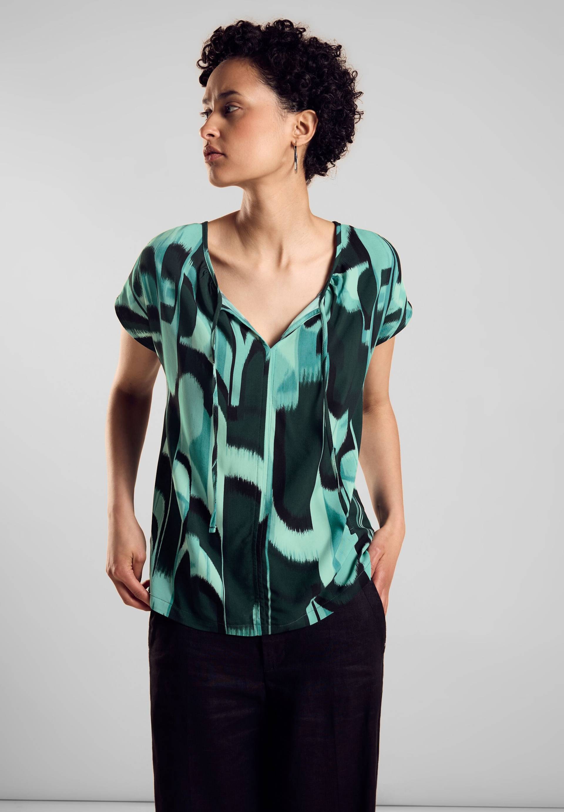 STREET ONE Shirttop, mit Allover-Print von STREET ONE