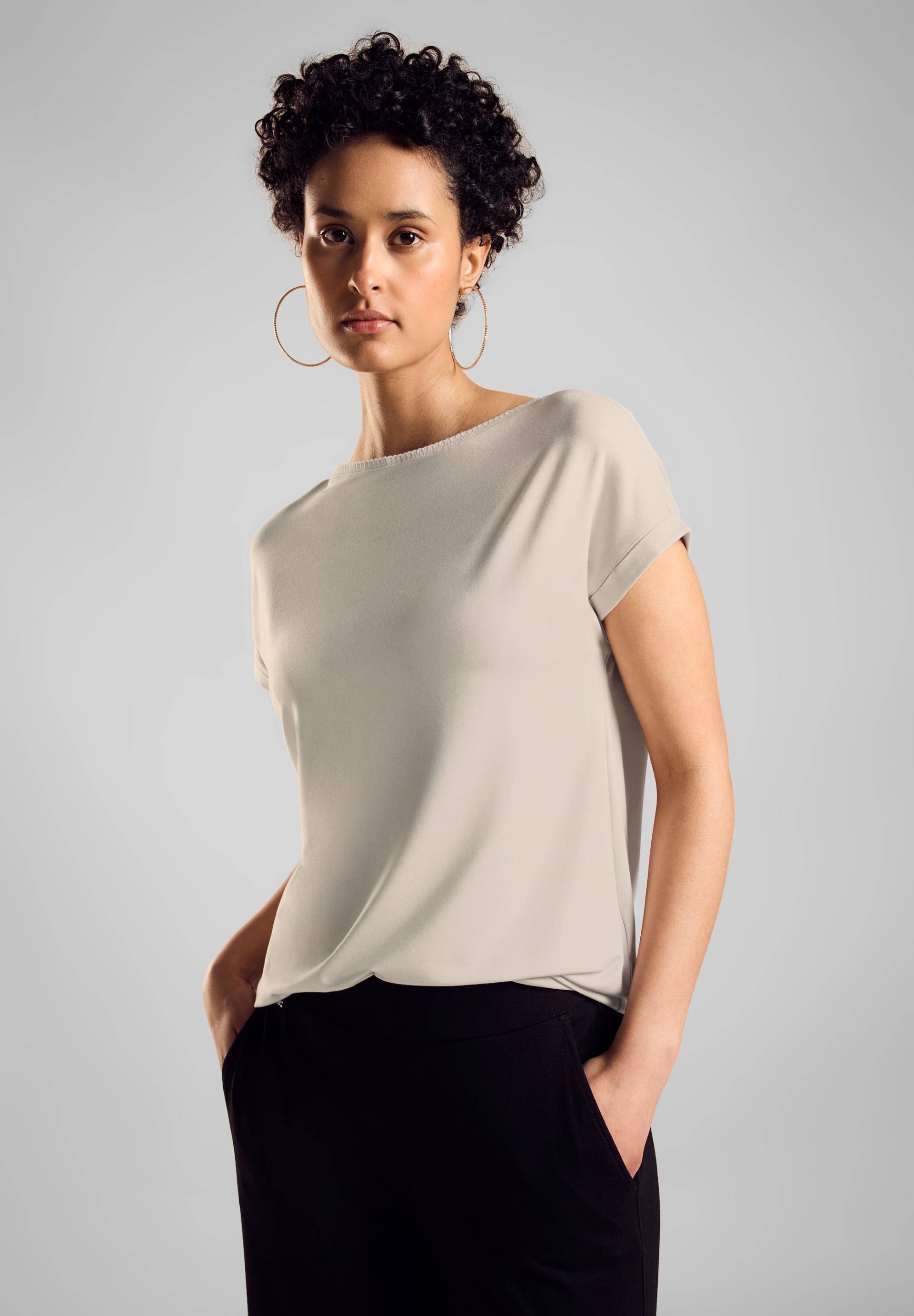 STREET ONE Shirttop, mit Paspelband von STREET ONE