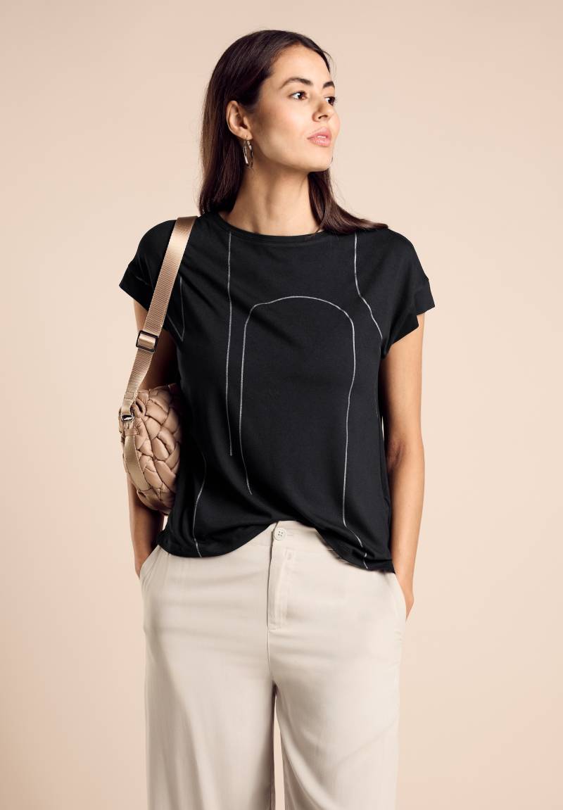 STREET ONE Shirttop, mit Print von STREET ONE