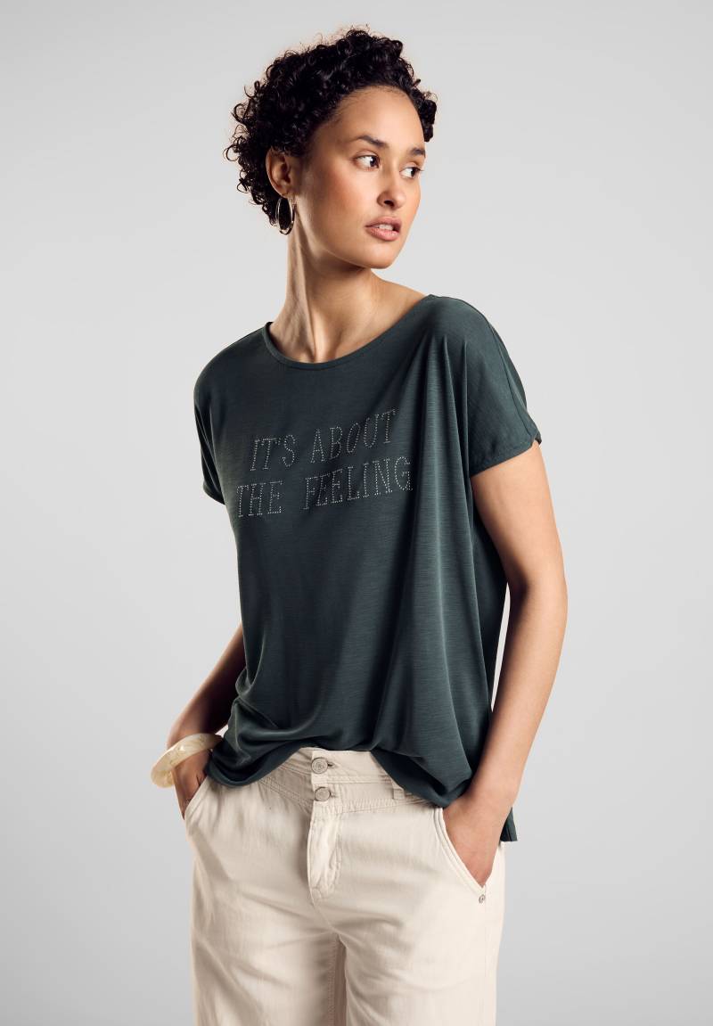 STREET ONE Shirttop, mit Schriftzug von STREET ONE