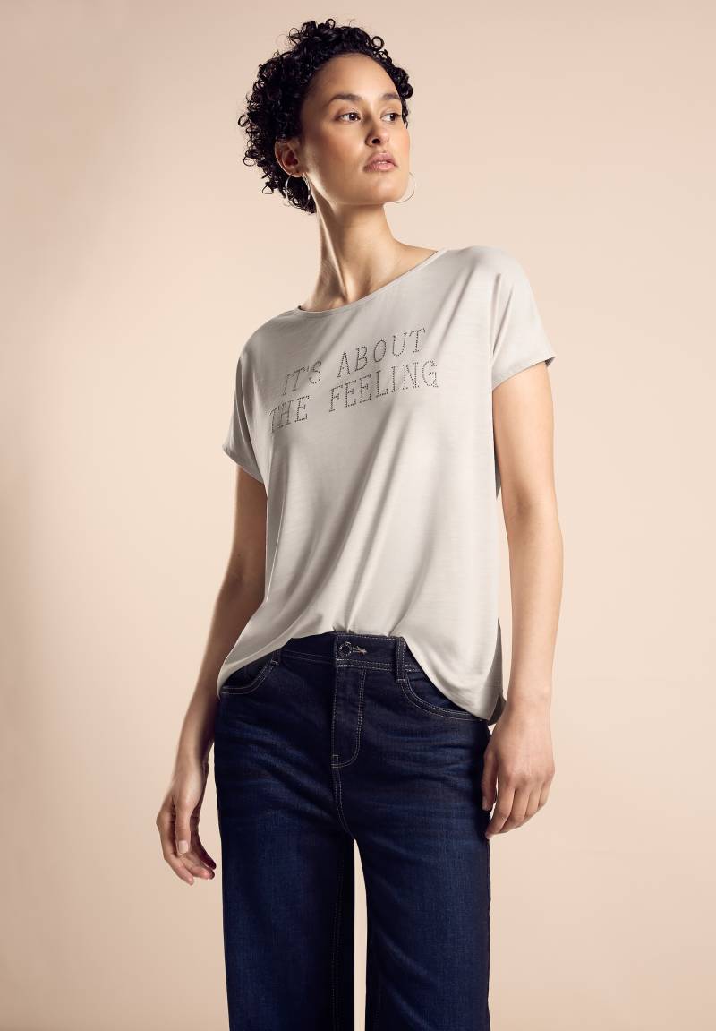 STREET ONE Shirttop, mit Schriftzug von STREET ONE