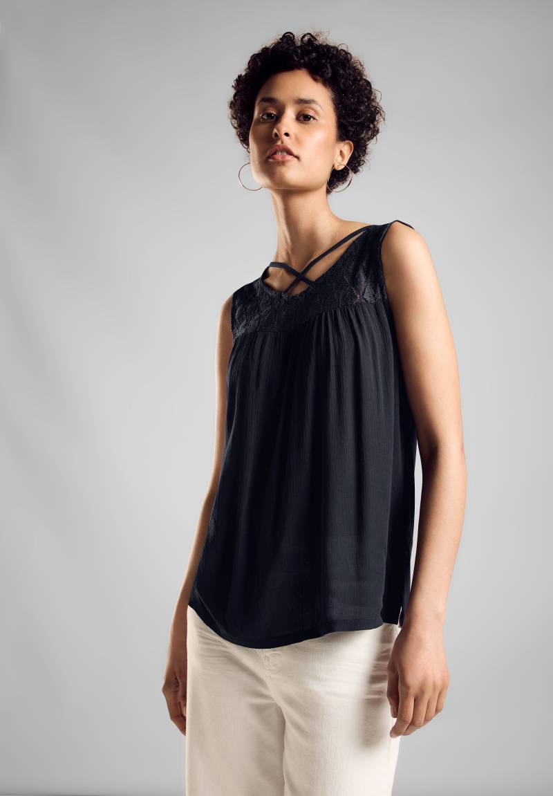 STREET ONE Shirttop, mit Spitze von STREET ONE