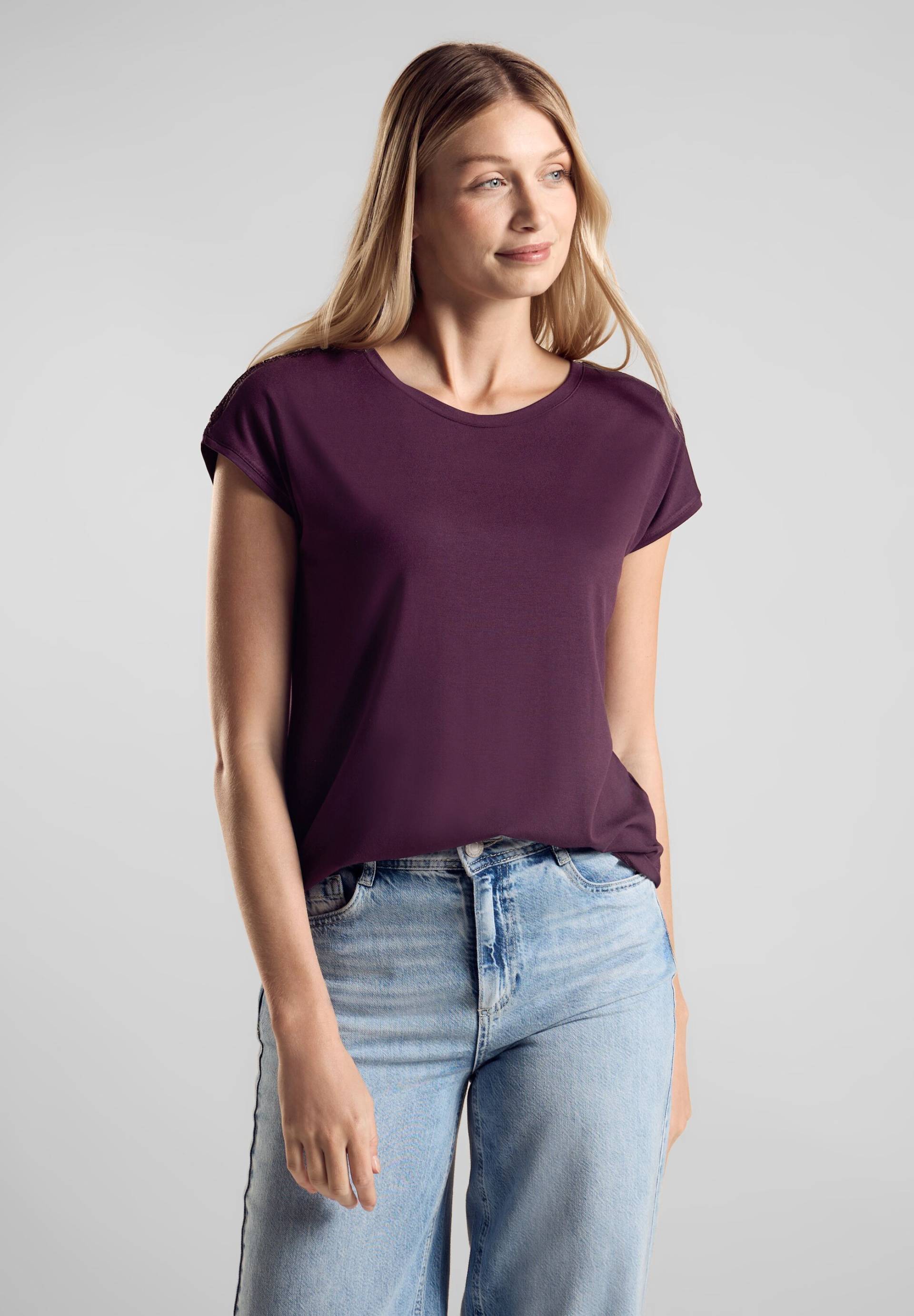 STREET ONE Shirttop, mit Stickerei von STREET ONE