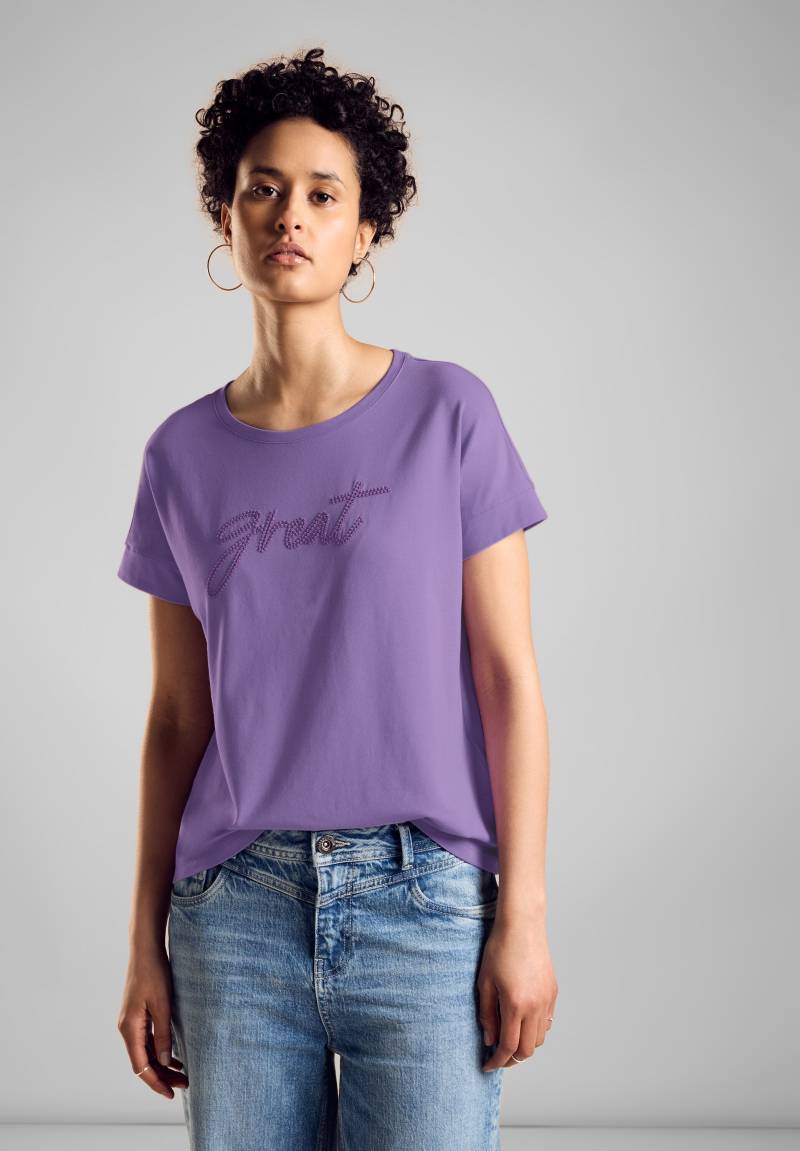 STREET ONE Shirttop, mit Wording von STREET ONE