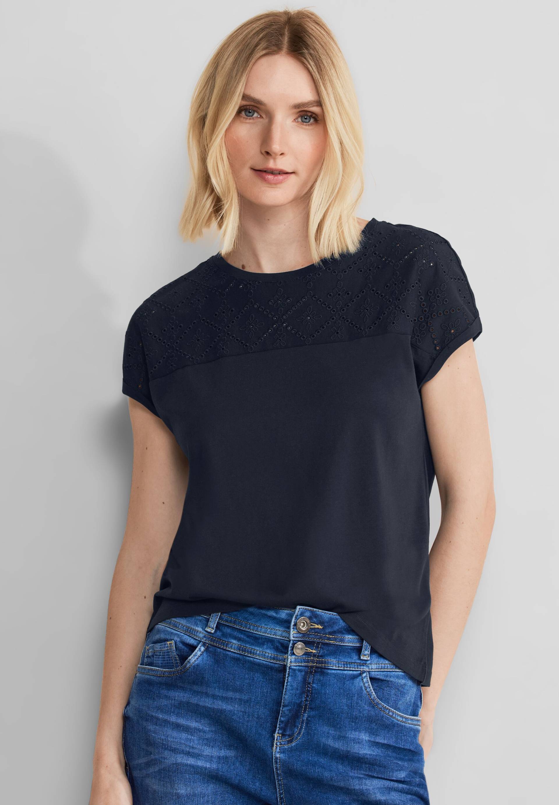 STREET ONE Shirttop, mit Stickerei von STREET ONE