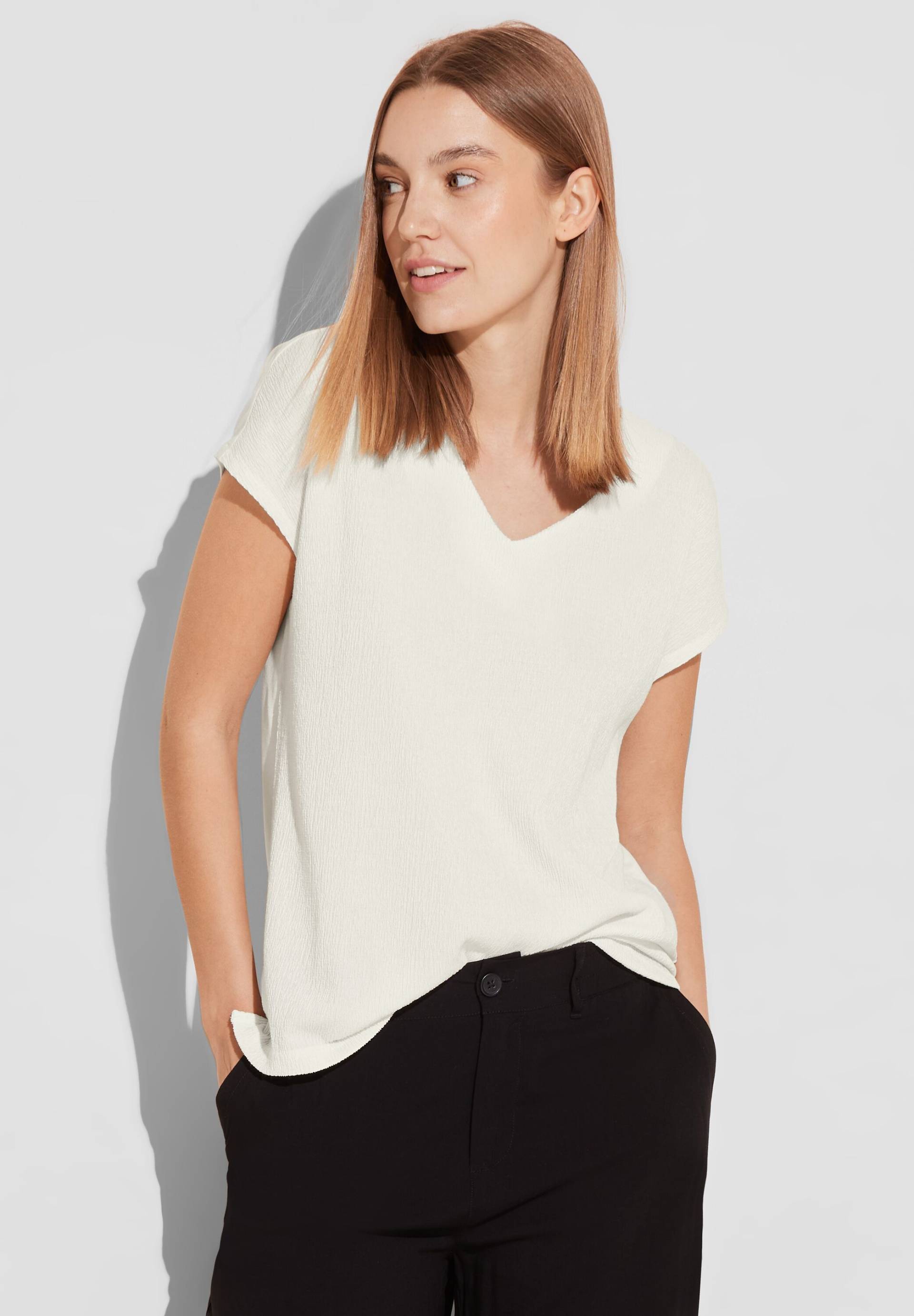 STREET ONE Shirttop, mit feiner Struktur von STREET ONE