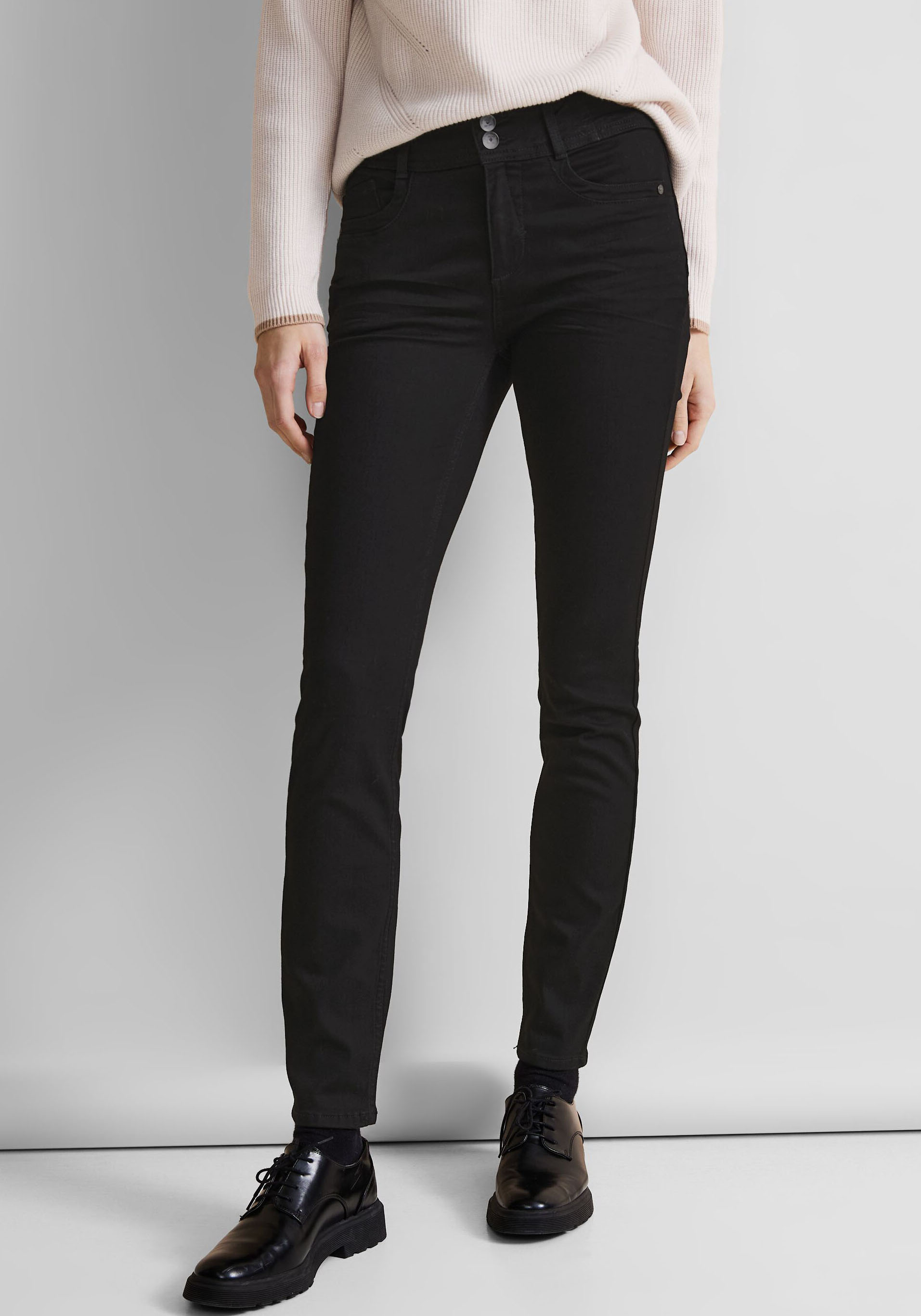 STREET ONE Skinny-fit-Jeans »QR York«, mit Push-up Effekt von STREET ONE