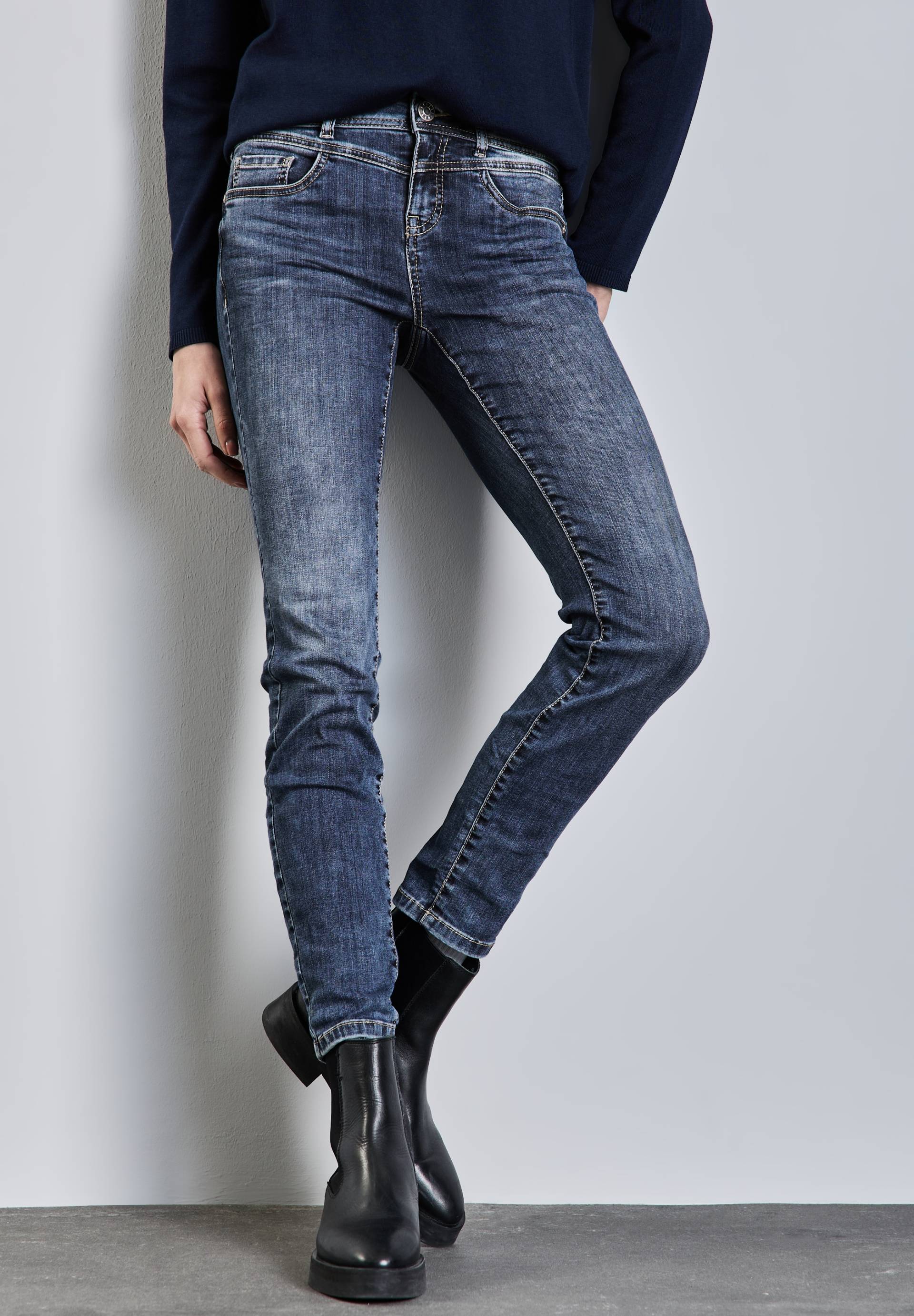 STREET ONE Slim-fit-Jeans »YORK«, im Five-Pocket Style STREET ONE Slim-fit-Jeans »YORK«, im Five-Pocket Style von STREET ONE