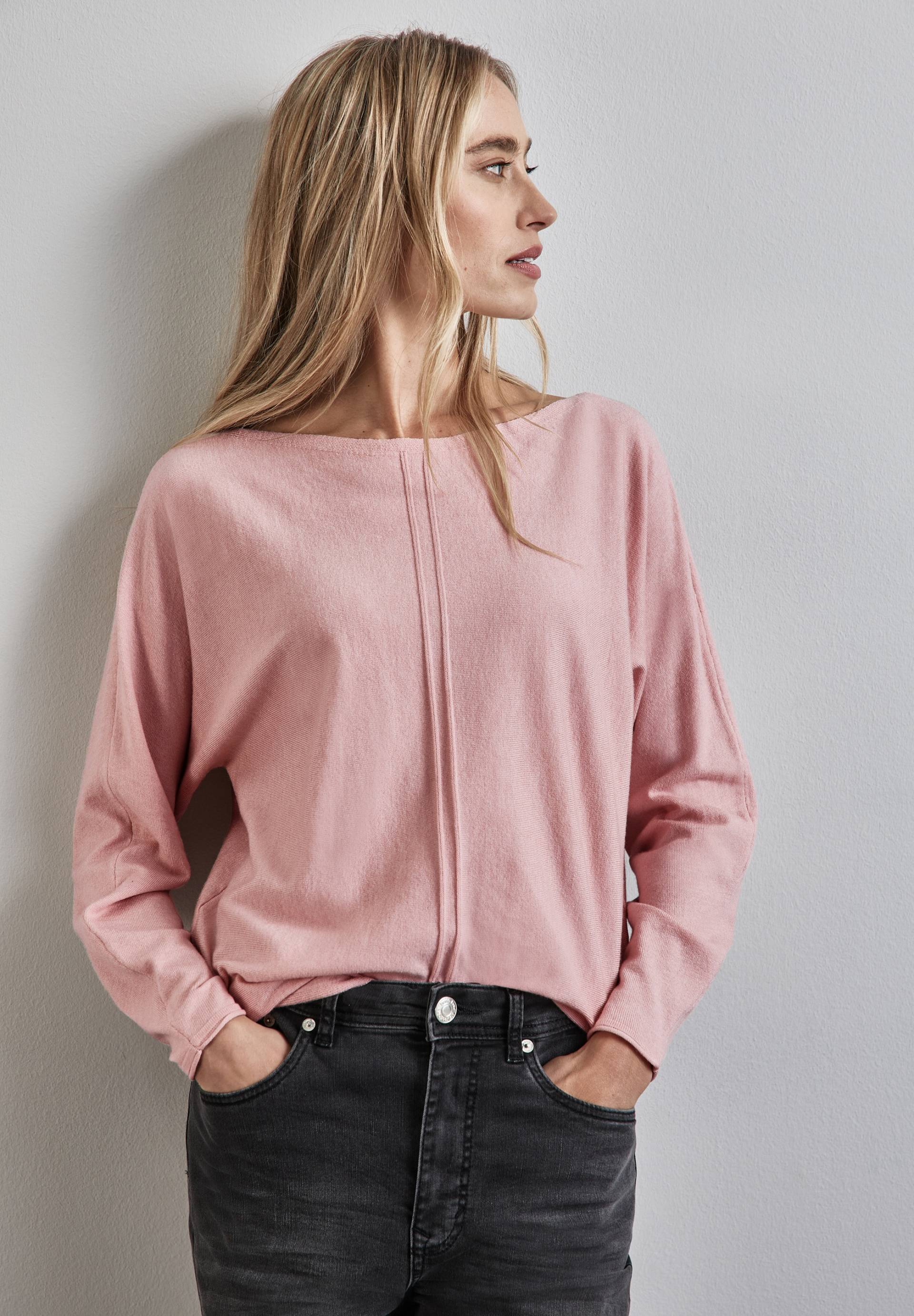 STREET ONE Strickpullover, im Dolman-Stil, mit U-Boot-Ausschnitt von STREET ONE