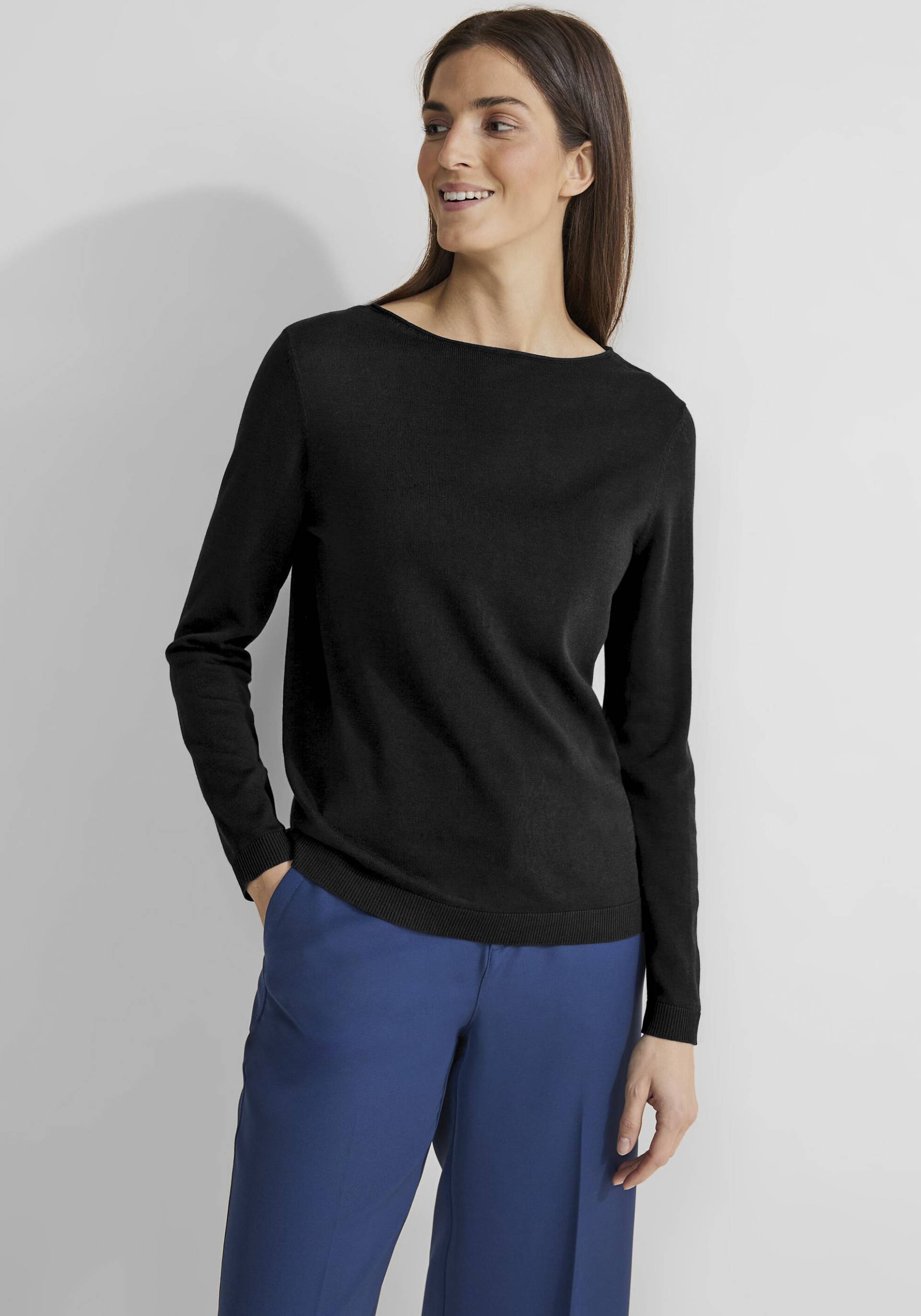 STREET ONE Strickpullover, mit U-Boot-Ausschnitt von STREET ONE