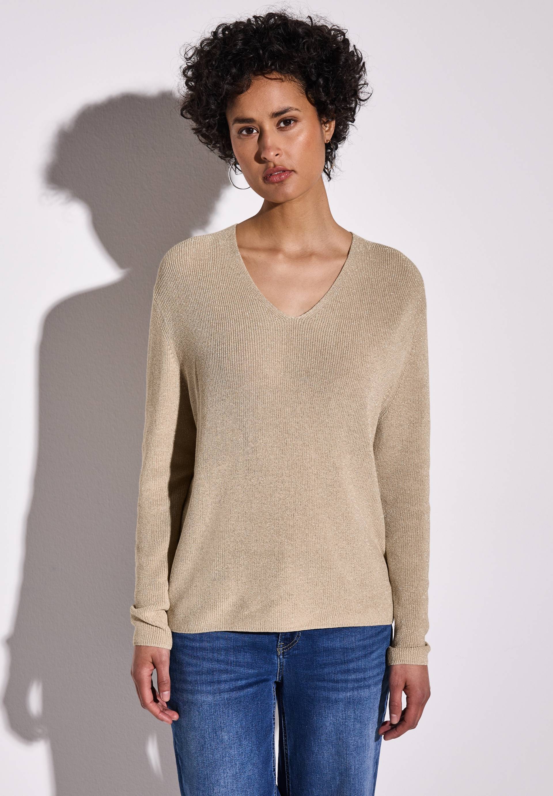 STREET ONE Strickpullover, mit metallisierten Fasern STREET ONE Strickpullover, mit metallisierten Fasern von STREET ONE