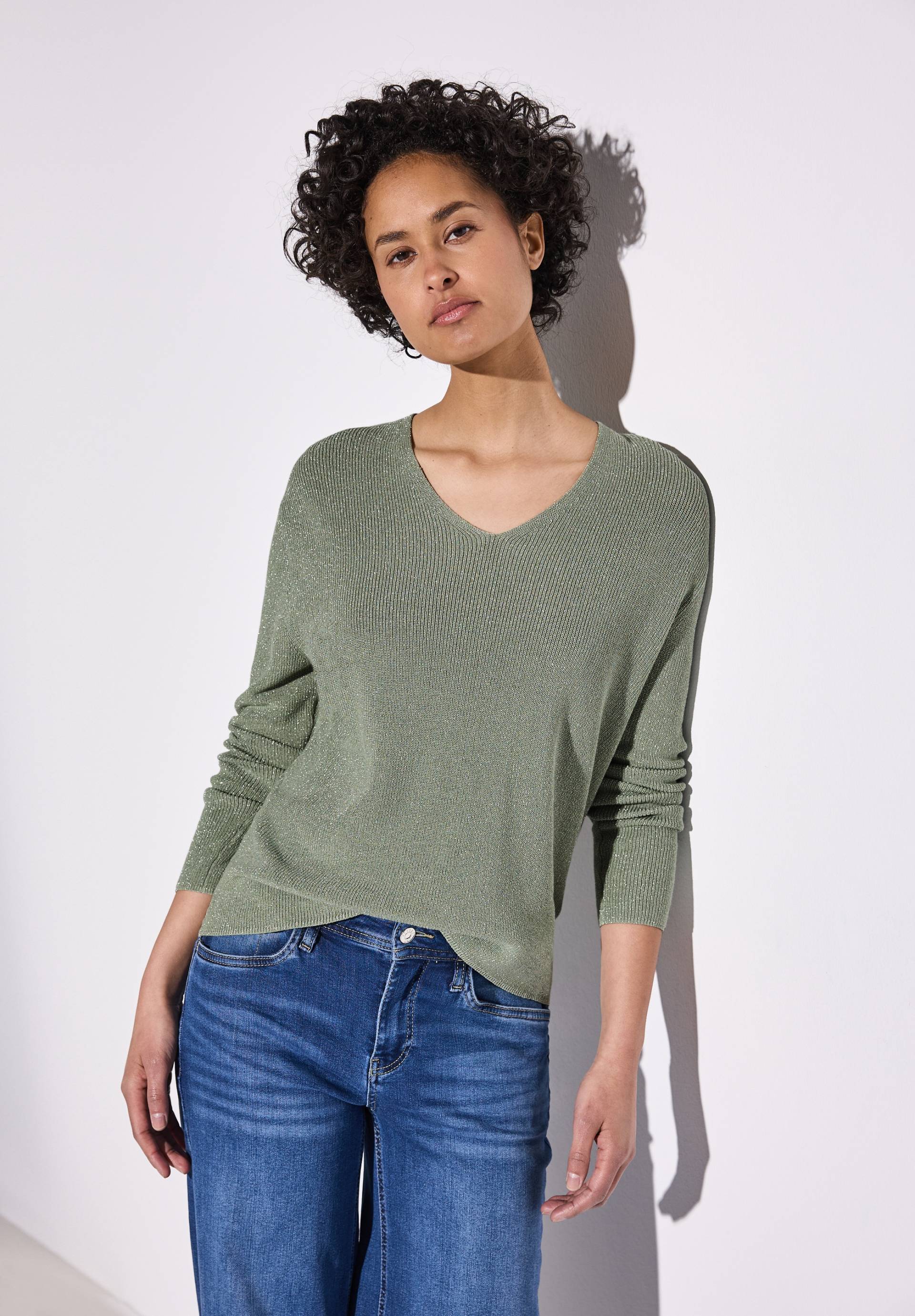 STREET ONE Strickpullover, mit metallisierten Fasern STREET ONE Strickpullover, mit metallisierten Fasern von STREET ONE