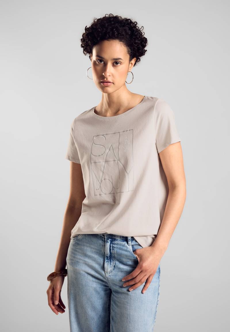 STREET ONE T-Shirt, mit Frontprint von STREET ONE