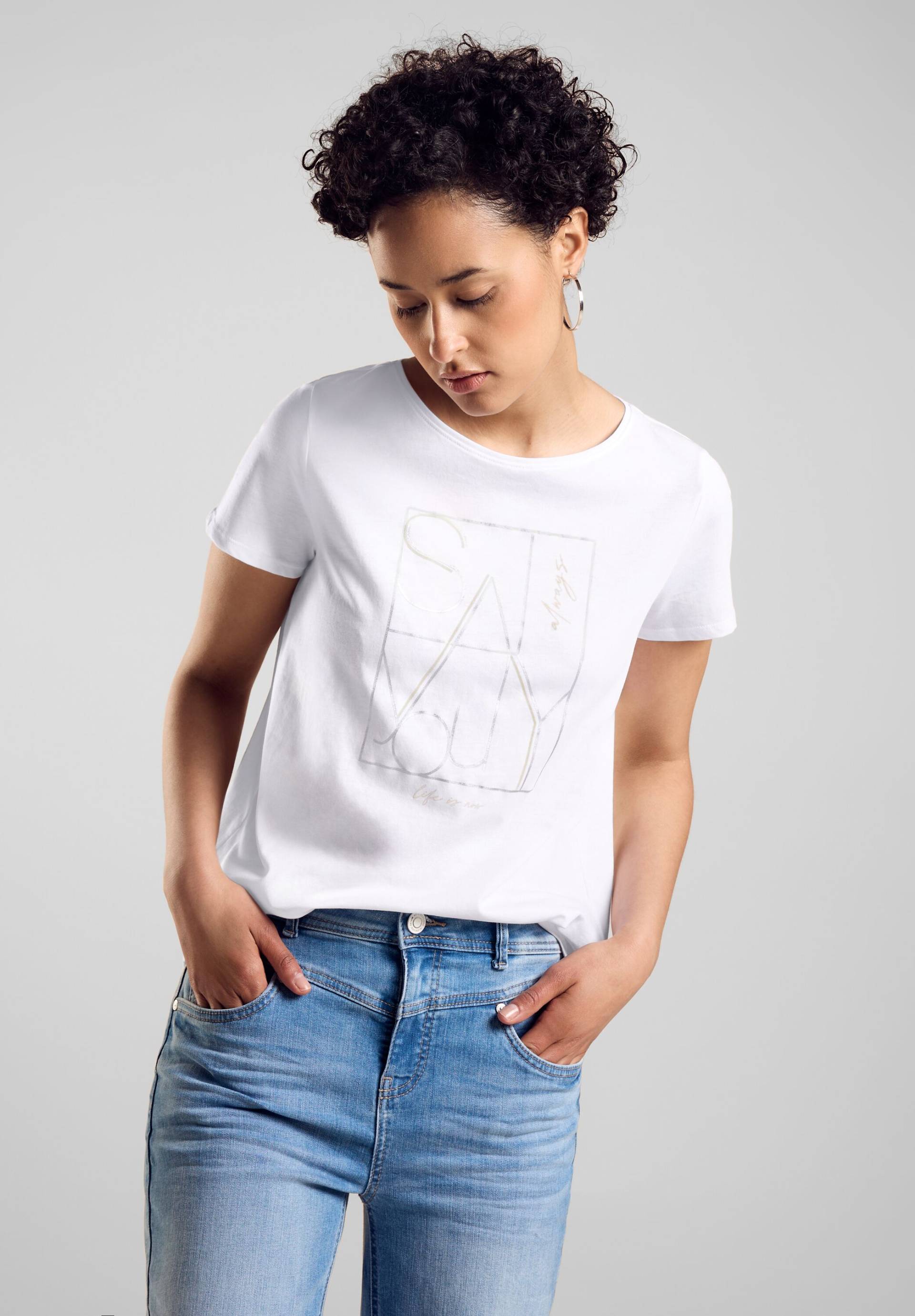 STREET ONE T-Shirt, mit Frontprint von STREET ONE