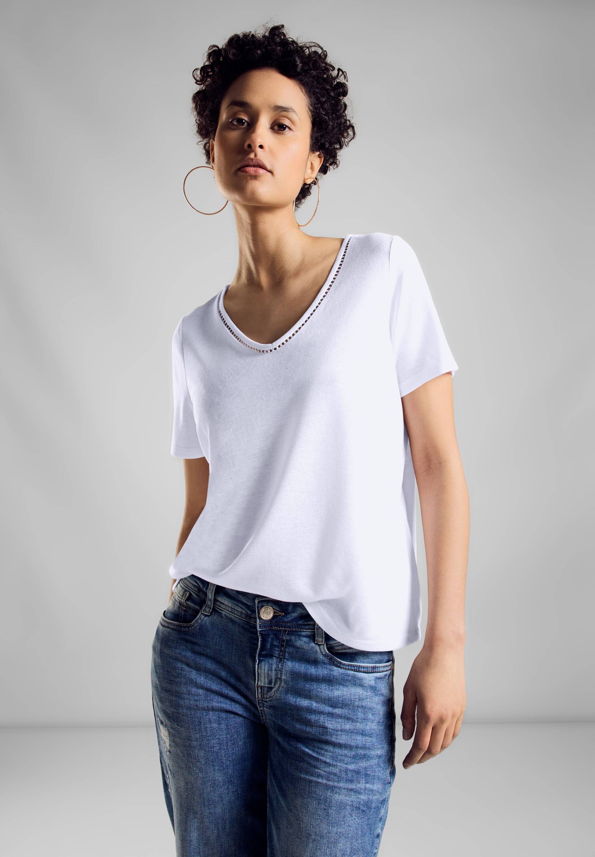 STREET ONE T-Shirt, mit Viskose STREET ONE T-Shirt, mit Viskose von STREET ONE