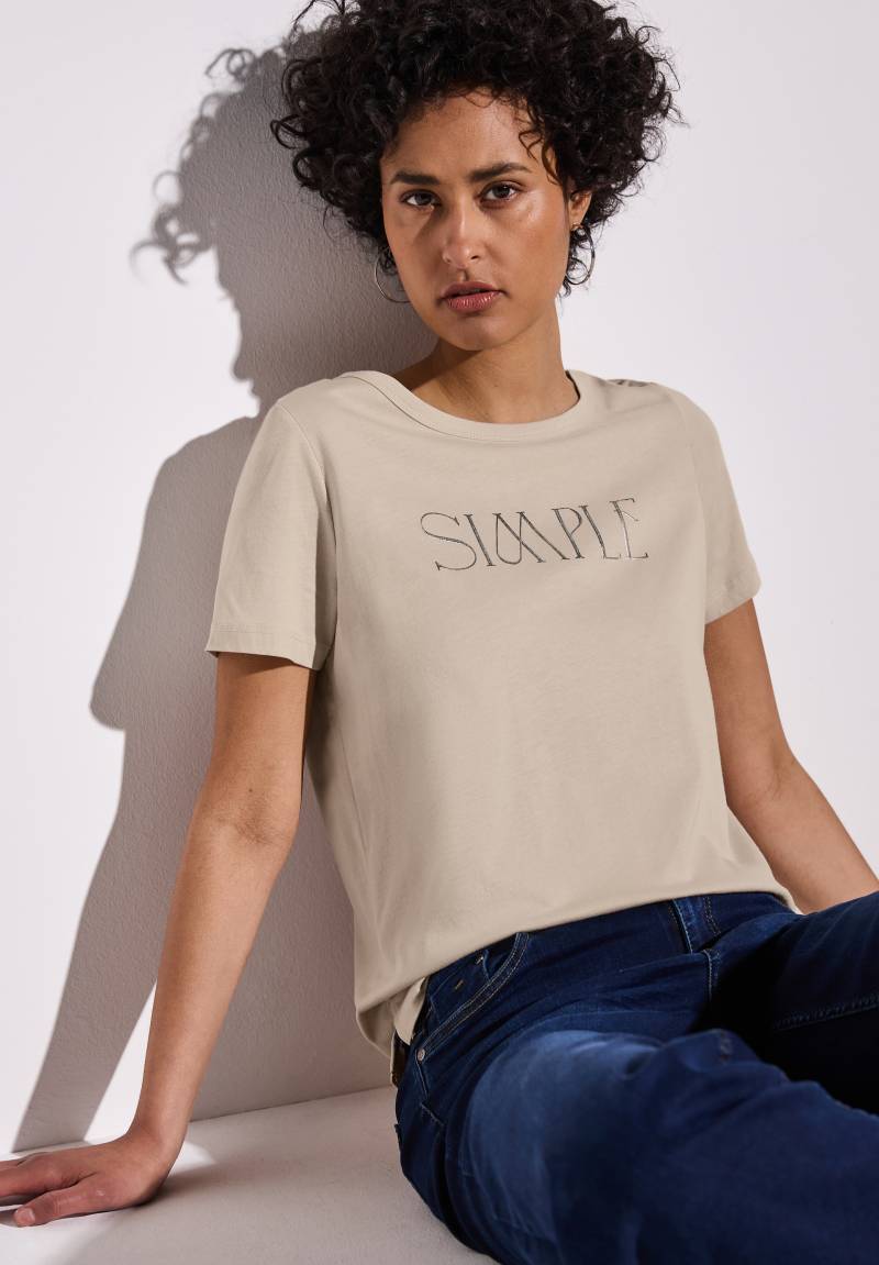 STREET ONE T-Shirt, mit Wording-Print von STREET ONE