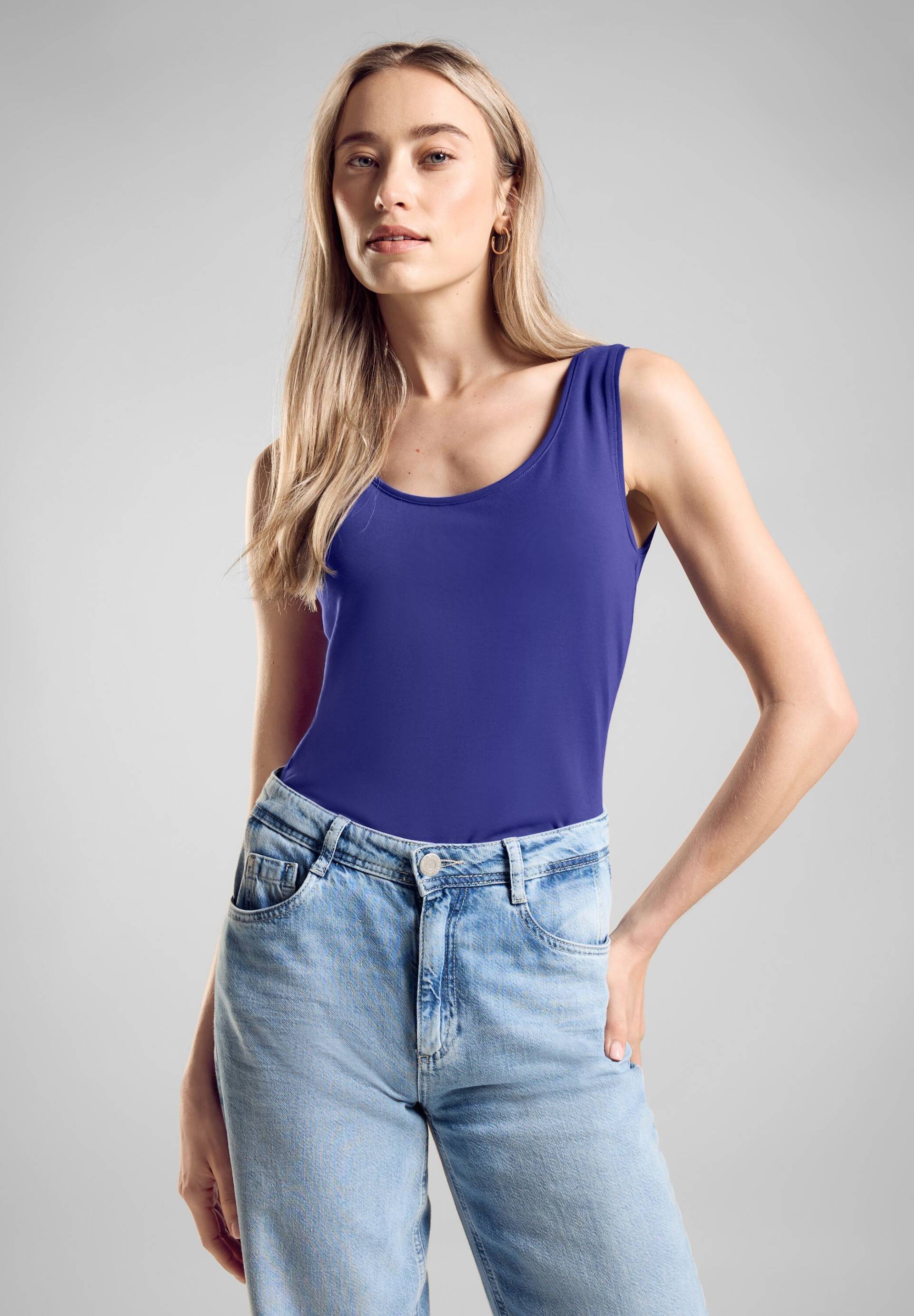 STREET ONE Tanktop, in Unifarbe von STREET ONE