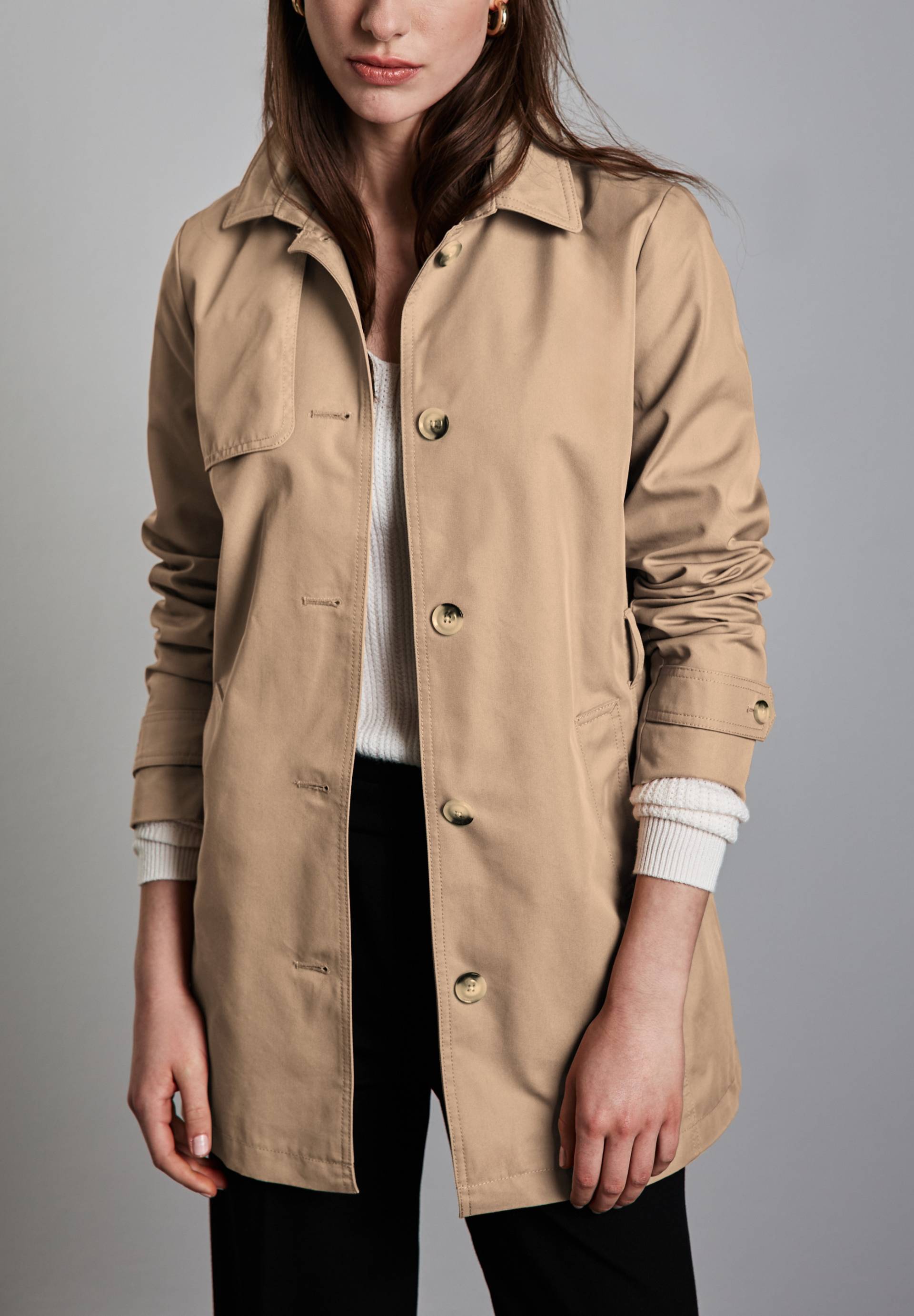 STREET ONE Trenchcoat, mit Gürtel zum Taillieren STREET ONE Trenchcoat, mit Gürtel zum Taillieren von STREET ONE