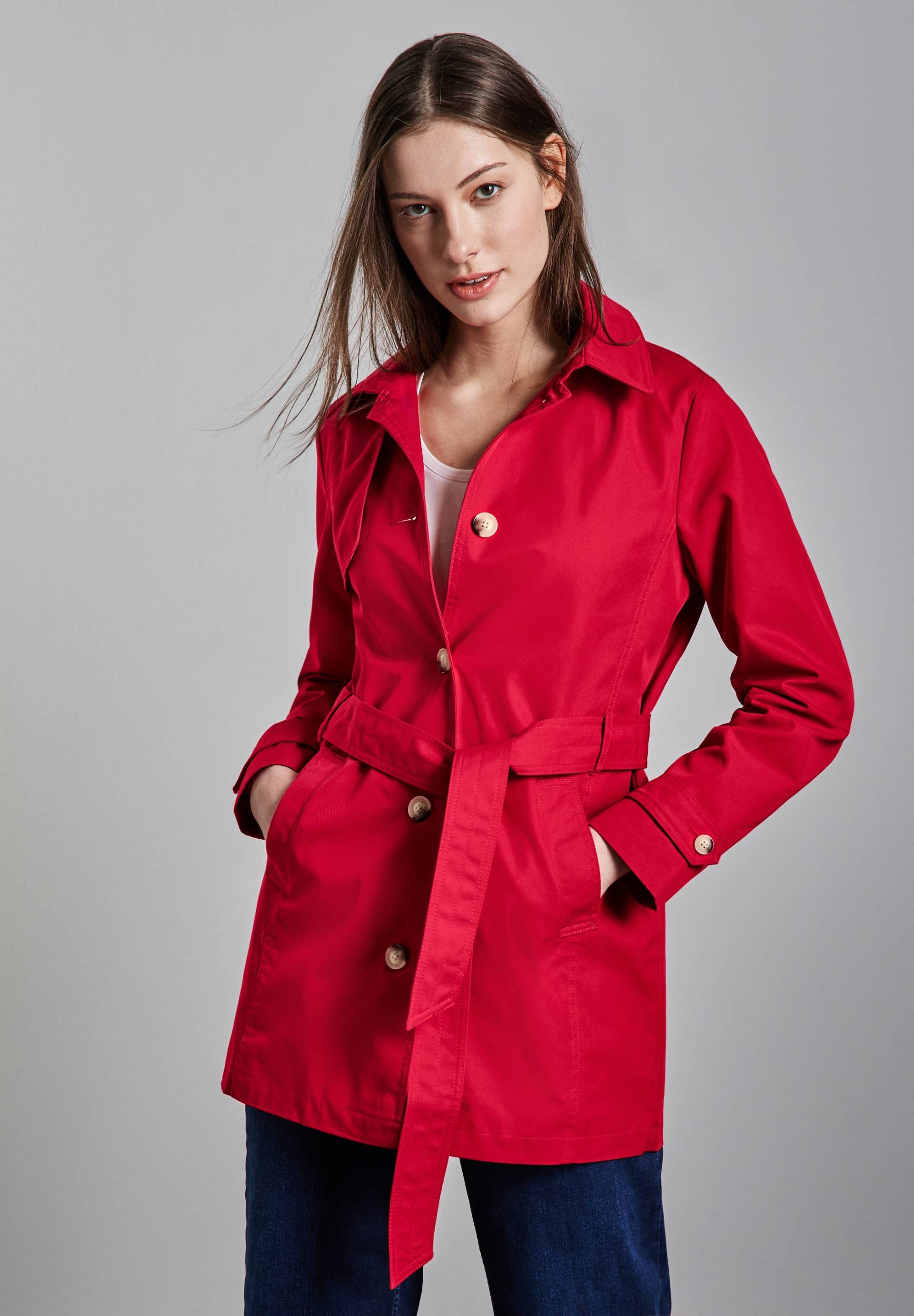 STREET ONE Trenchcoat, mit Gürtel zum Taillieren STREET ONE Trenchcoat, mit Gürtel zum Taillieren von STREET ONE