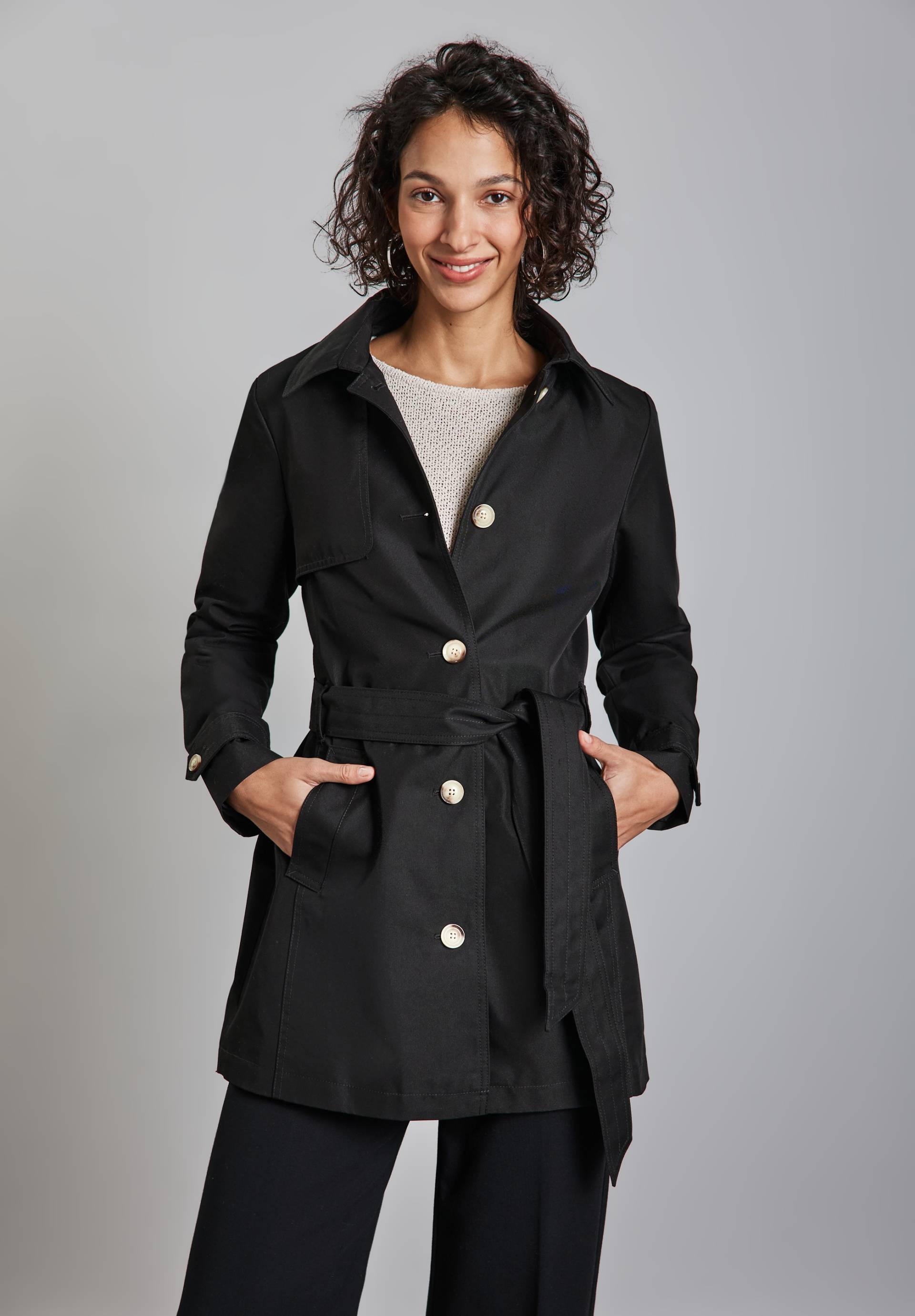 STREET ONE Trenchcoat, mit Gürtel zum Taillieren STREET ONE Trenchcoat, mit Gürtel zum Taillieren von STREET ONE