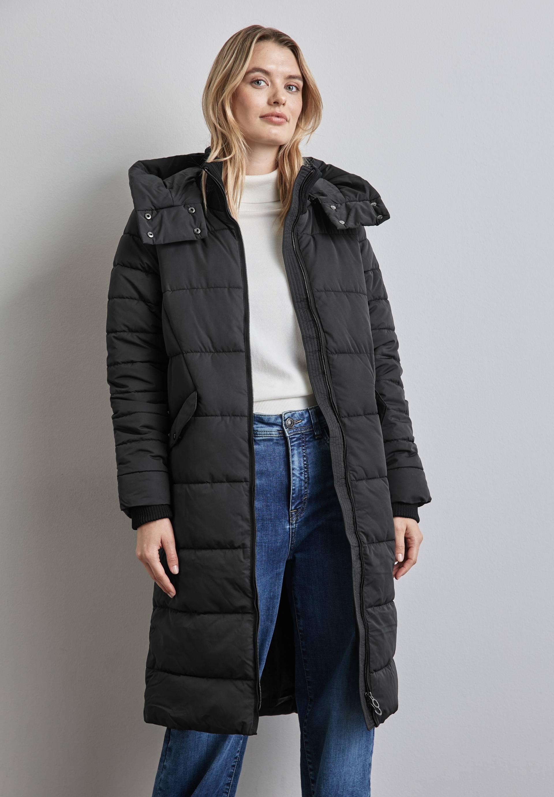 STREET ONE Winterjacke, mit abnehmbarer Kapuze von STREET ONE