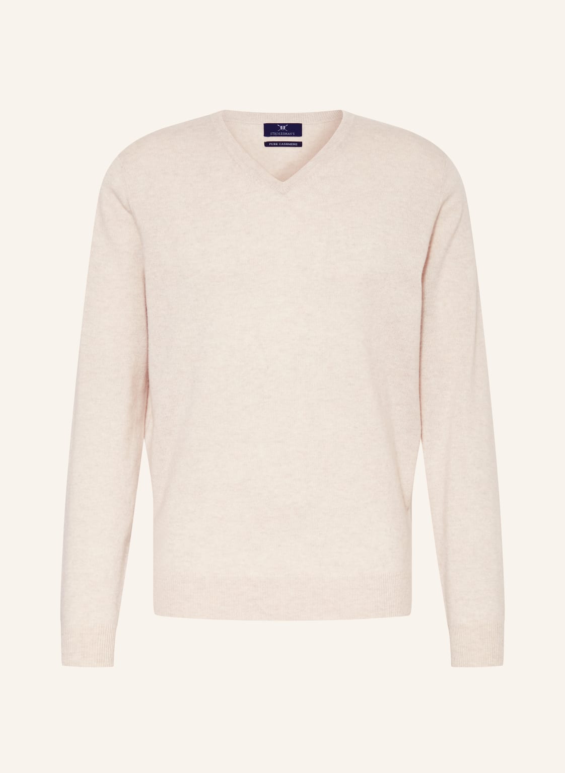 Strokesman's Cashmere-Pullover beige von STROKESMAN'S