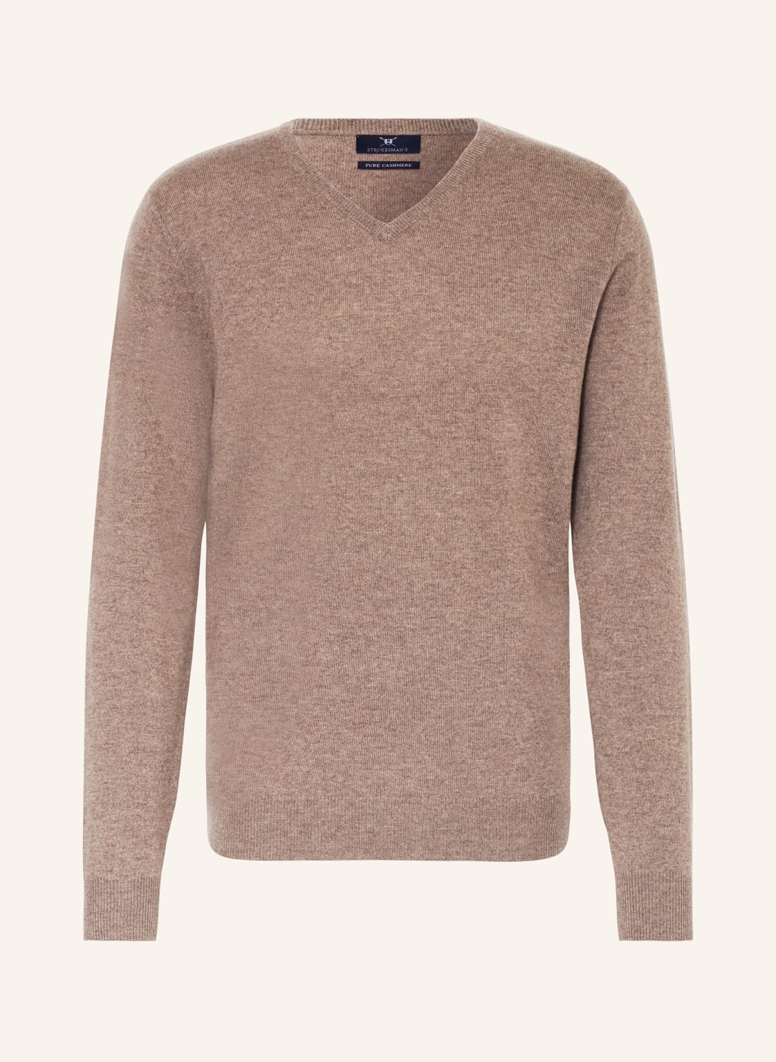 Strokesman's Cashmere-Pullover beige von STROKESMAN'S