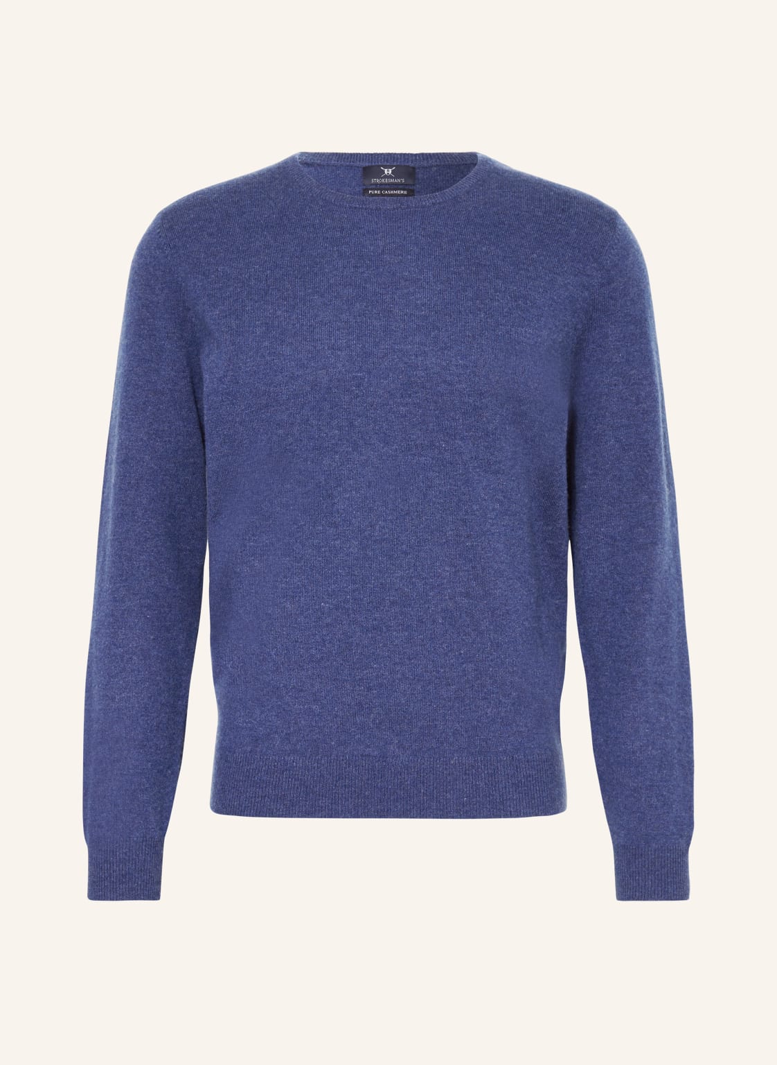 Strokesman's Cashmere-Pullover blau von STROKESMAN'S