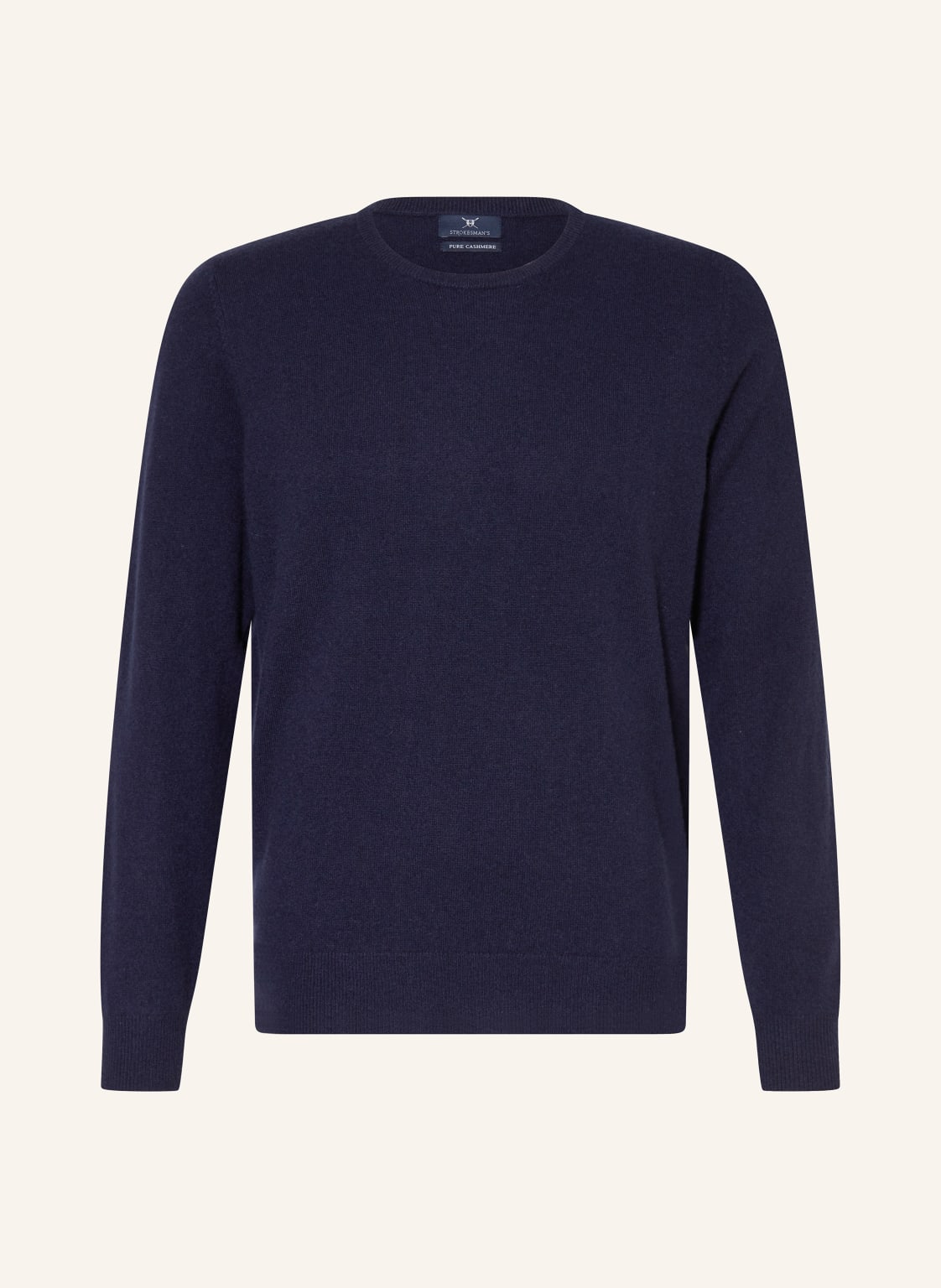 Strokesman's Cashmere-Pullover blau von STROKESMAN'S