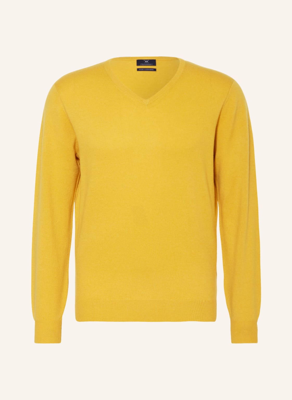 Strokesman's Cashmere-Pullover gelb von STROKESMAN'S