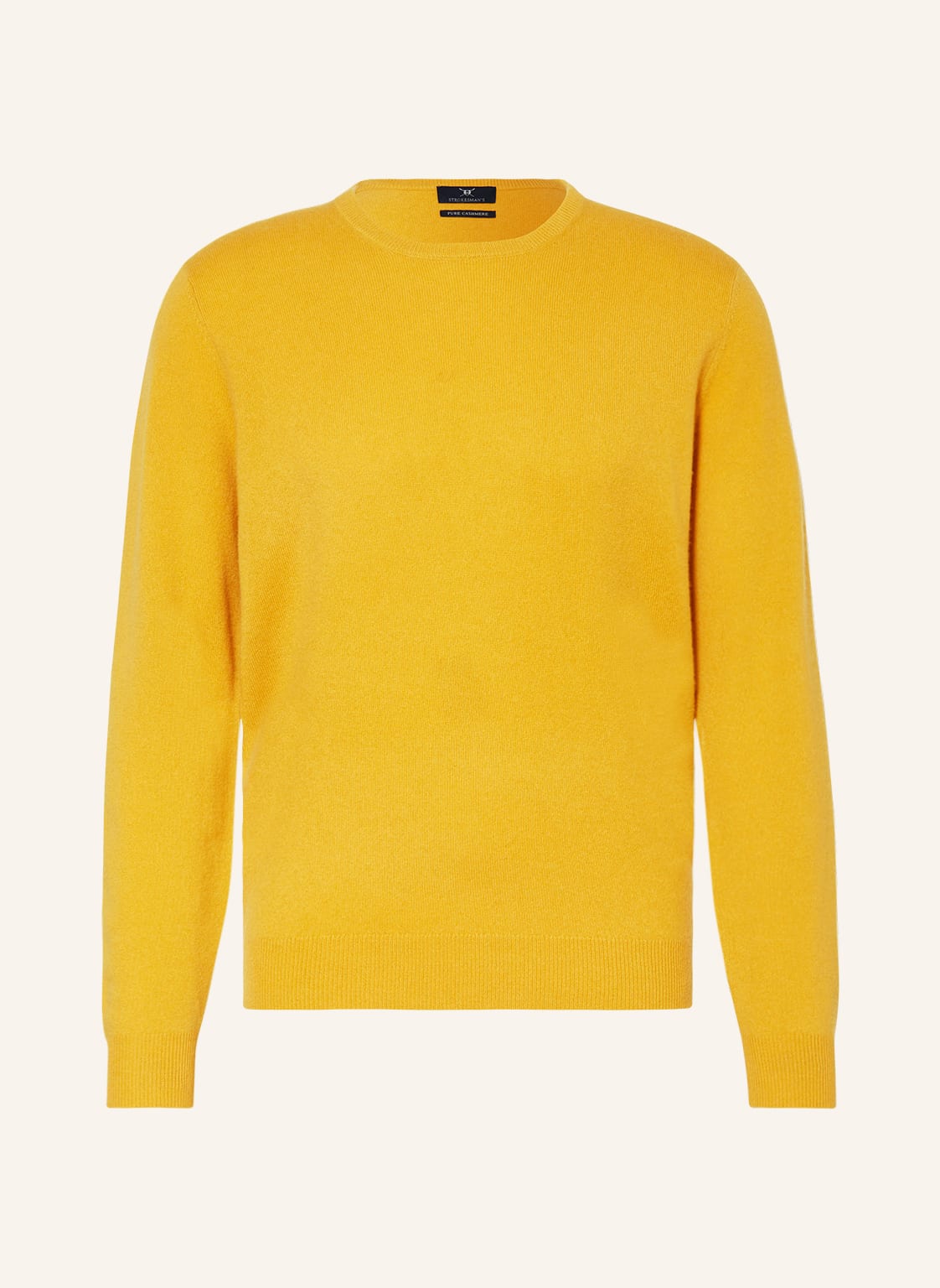 Strokesman's Cashmere-Pullover gelb von STROKESMAN'S