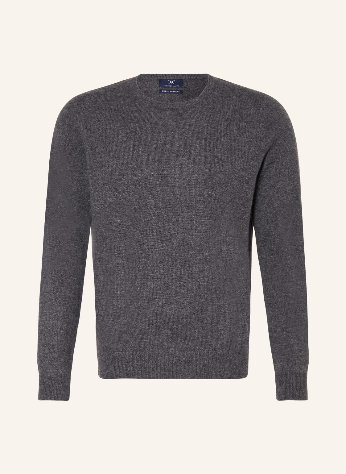 Strokesman's Cashmere-Pullover grau von STROKESMAN'S