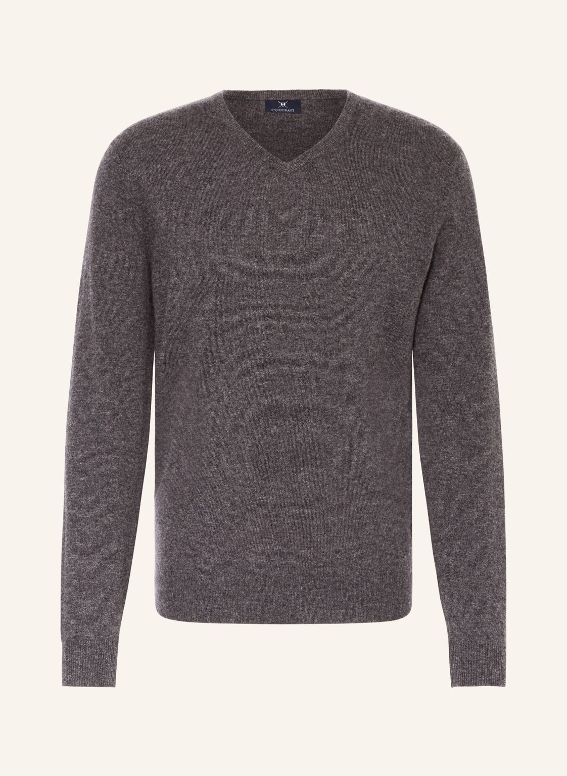 Strokesman's Cashmere-Pullover grau von STROKESMAN'S