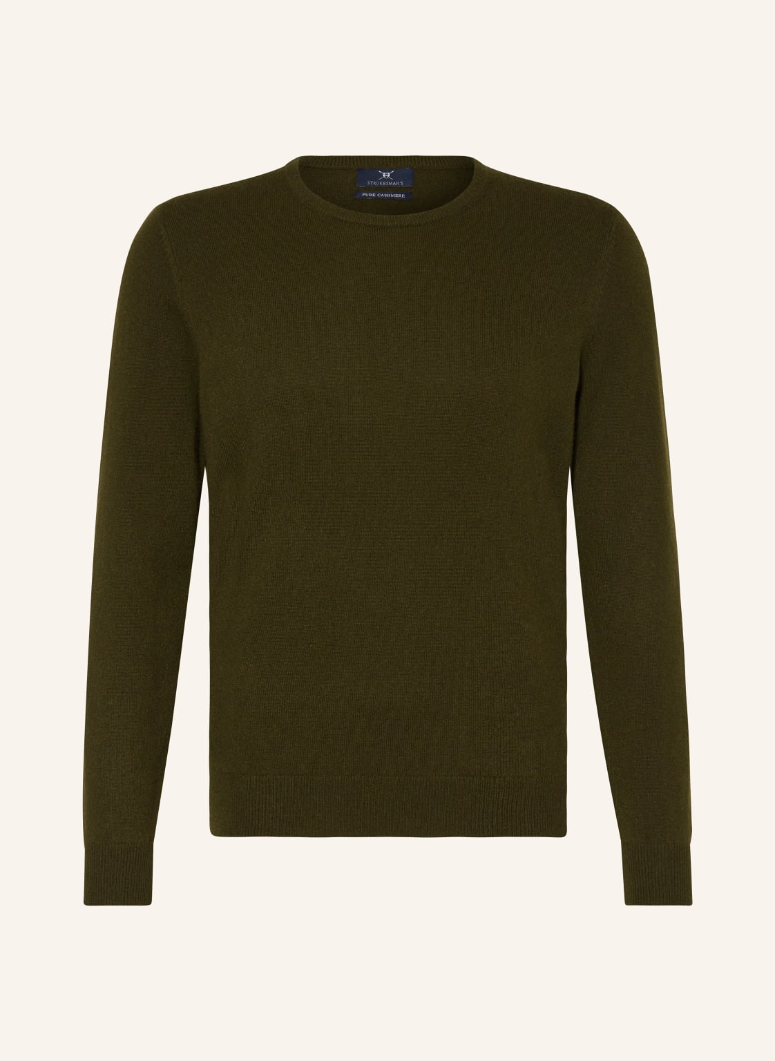 Strokesman's Cashmere-Pullover gruen von STROKESMAN'S