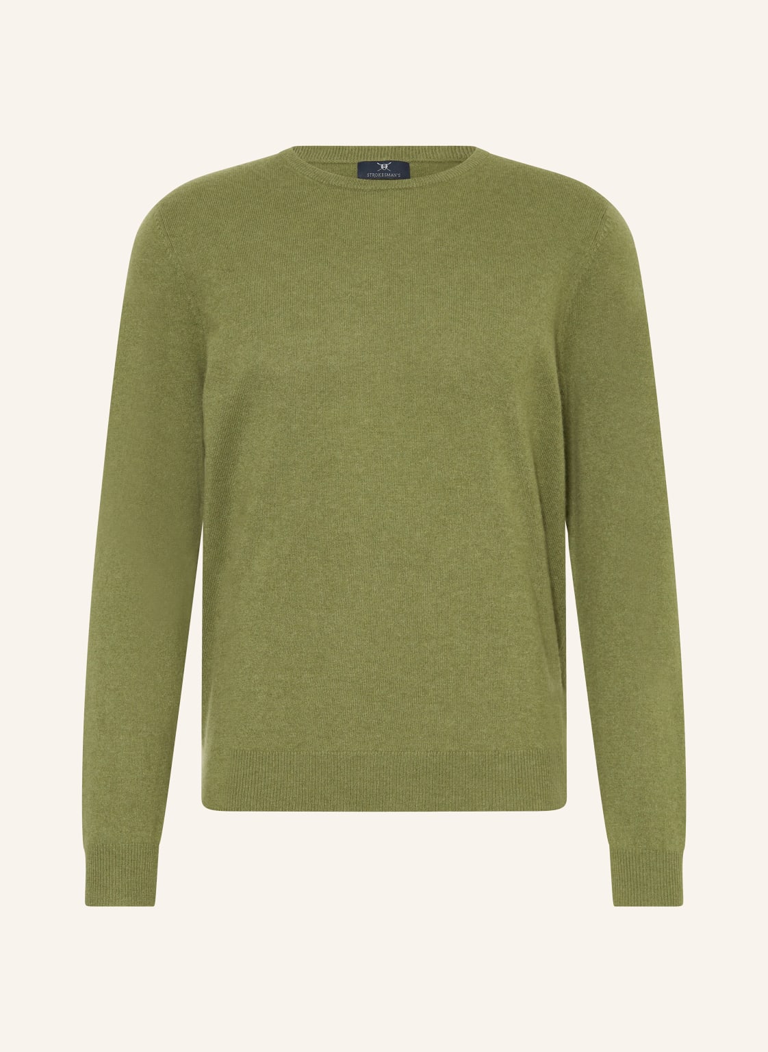 Strokesman's Cashmere-Pullover gruen von STROKESMAN'S