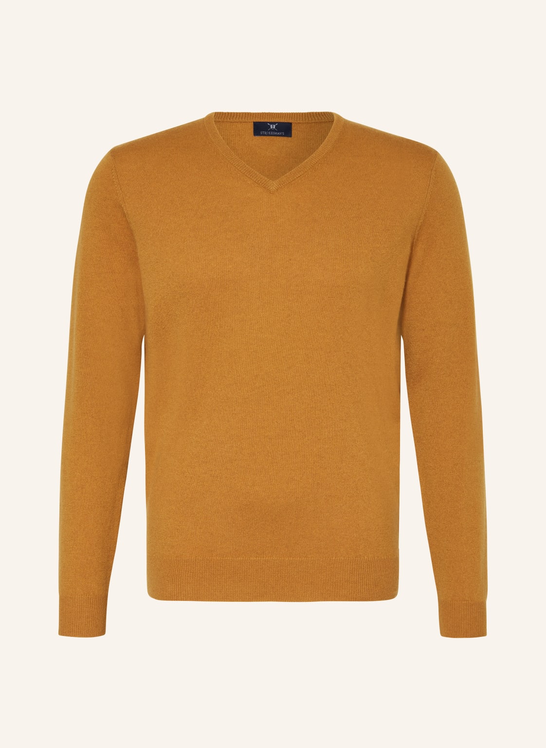 Strokesman's Cashmere-Pullover orange von STROKESMAN'S