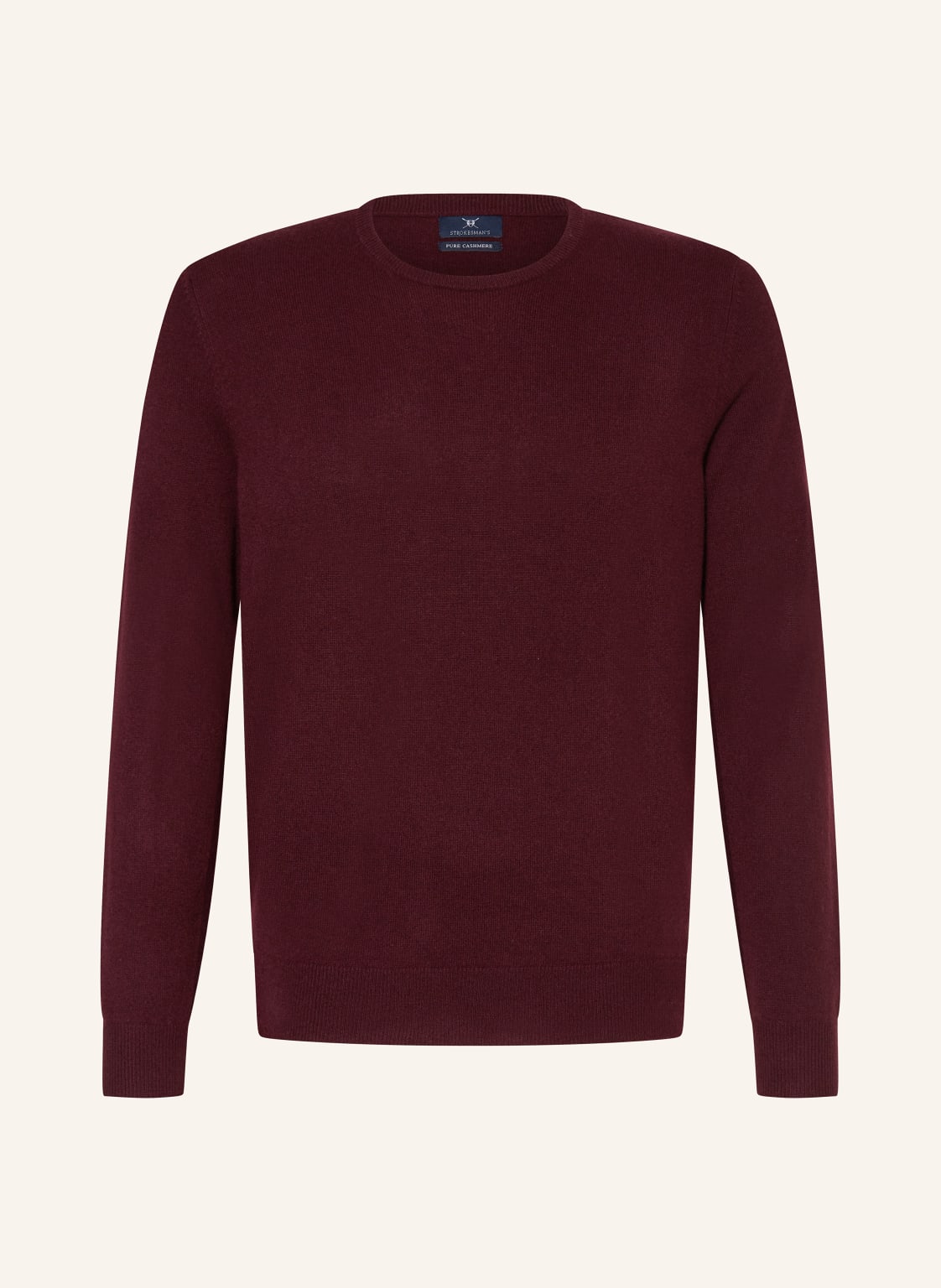 Strokesman's Cashmere-Pullover rot von STROKESMAN'S