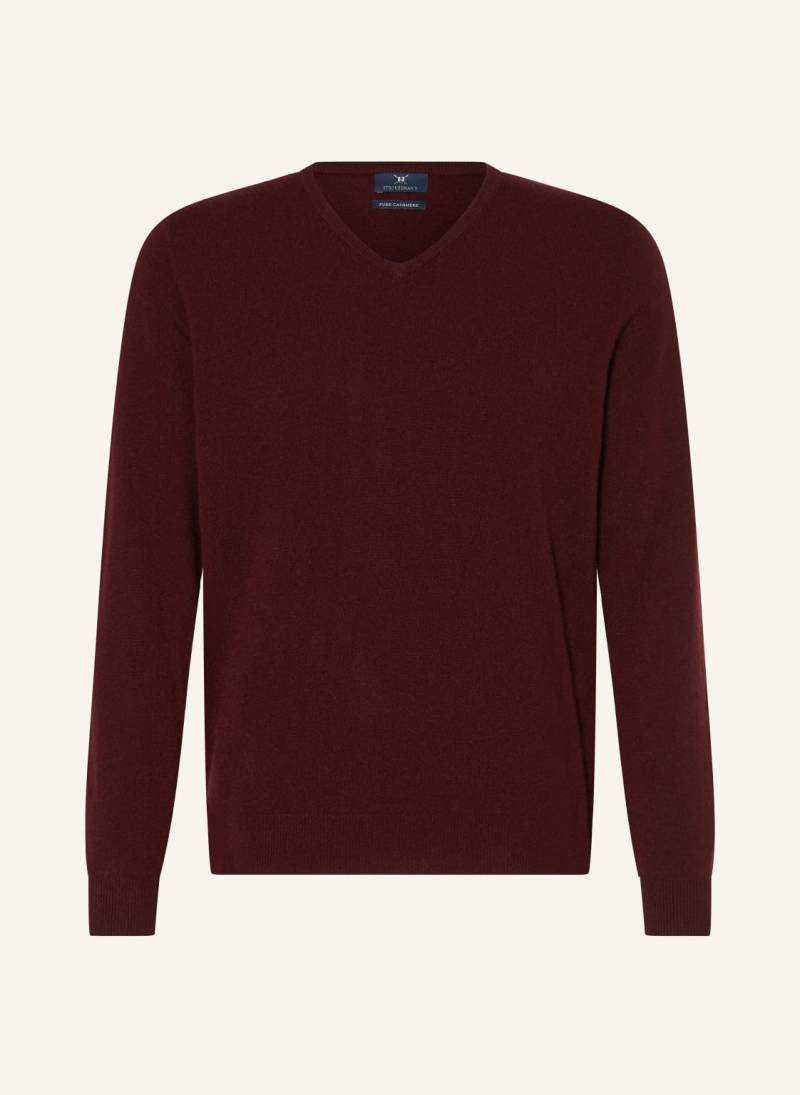 Strokesman's Cashmere-Pullover rot von STROKESMAN'S