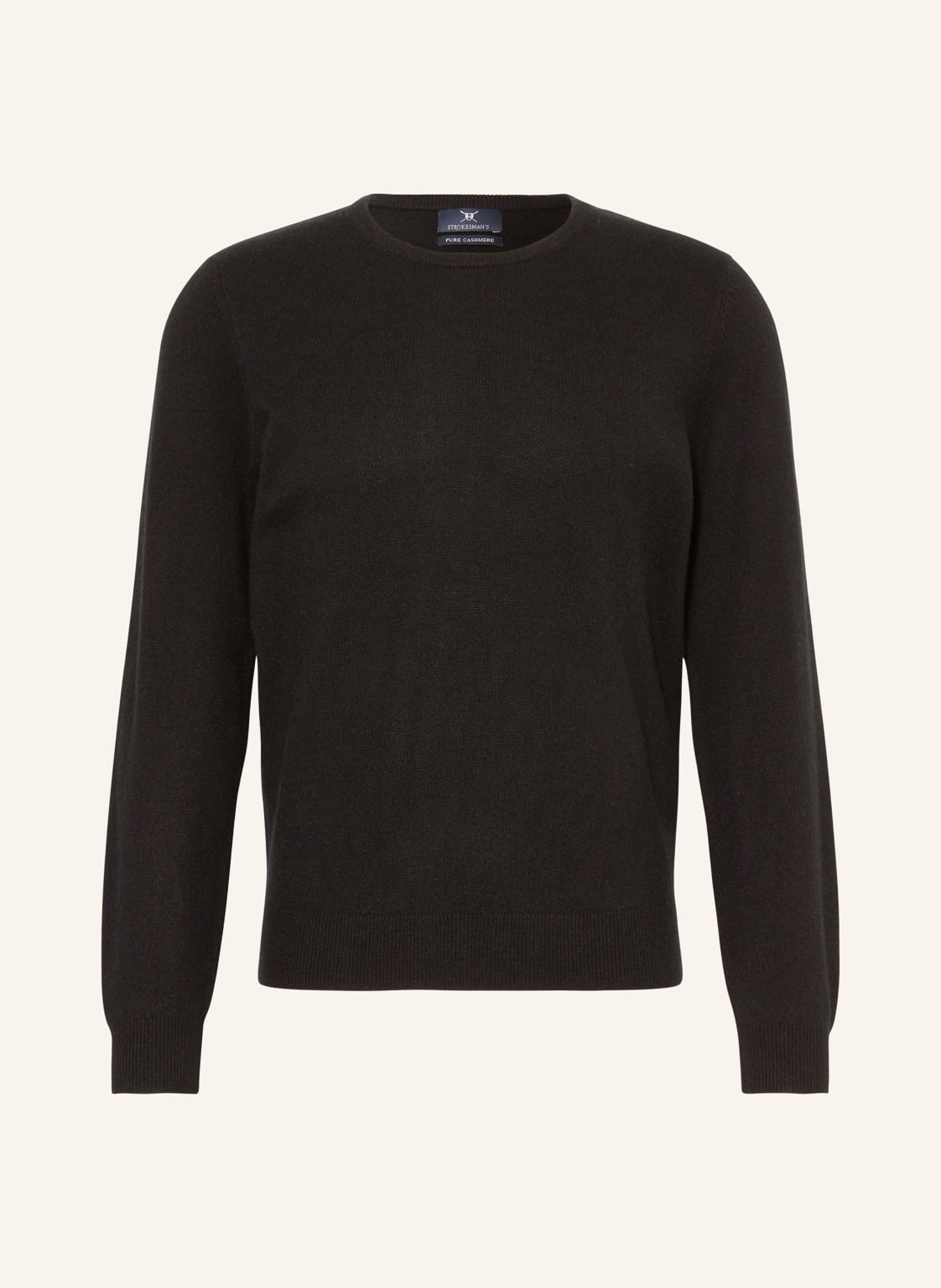 Strokesman's Cashmere-Pullover schwarz von STROKESMAN'S