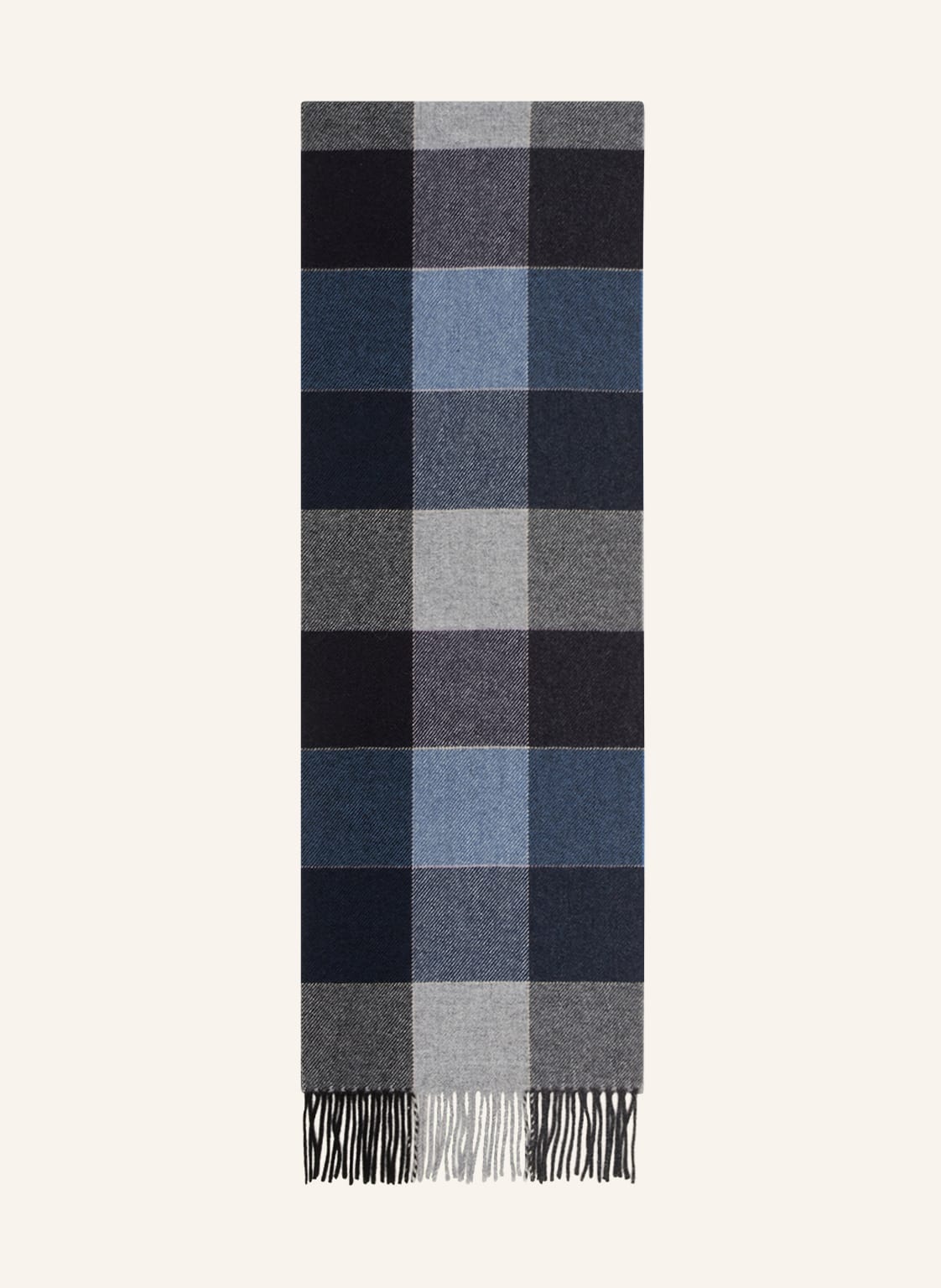 Strokesman's Cashmere-Schal blau von STROKESMAN'S