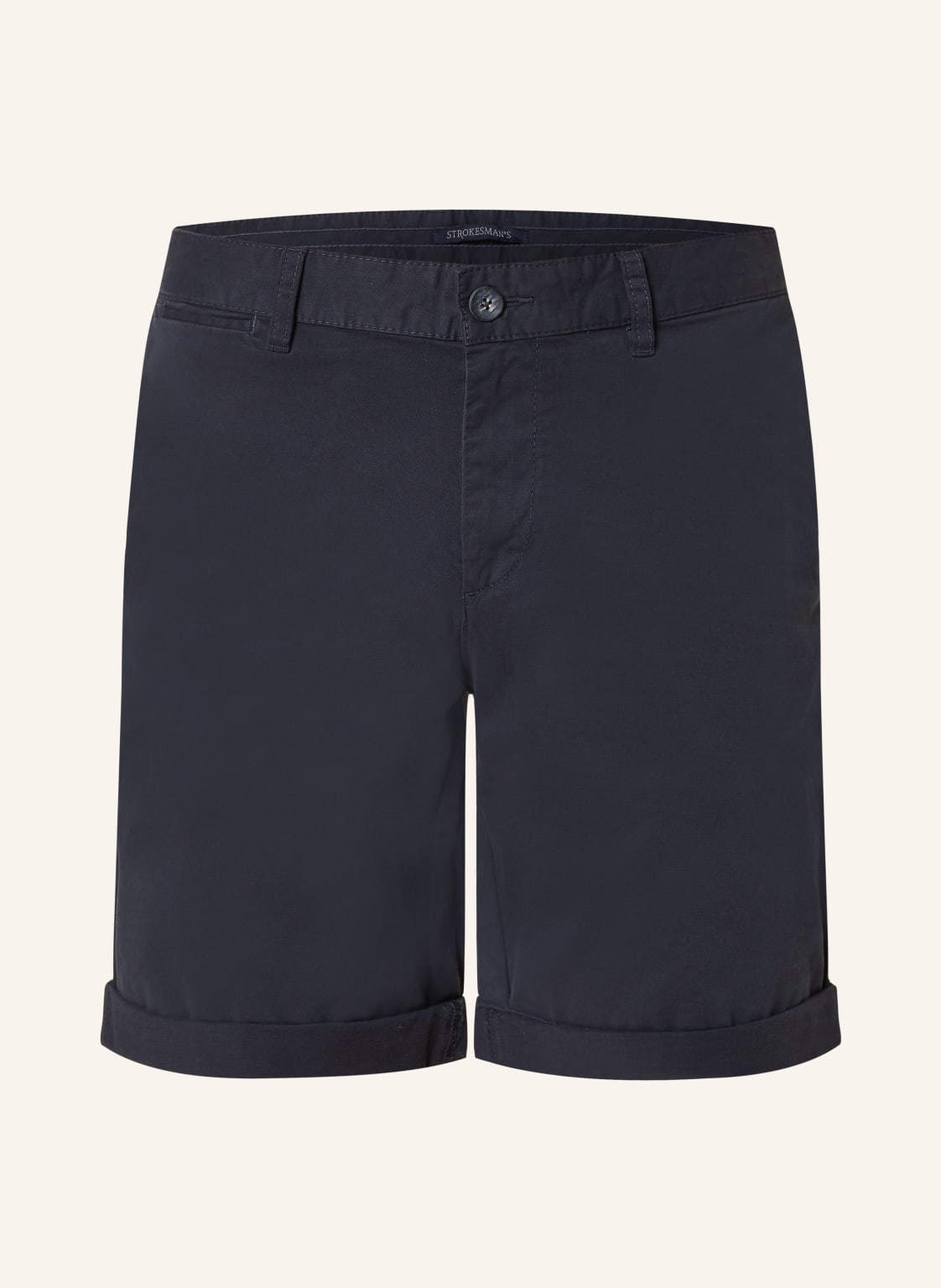 Strokesman's Chinoshorts Slim Fit blau von STROKESMAN'S