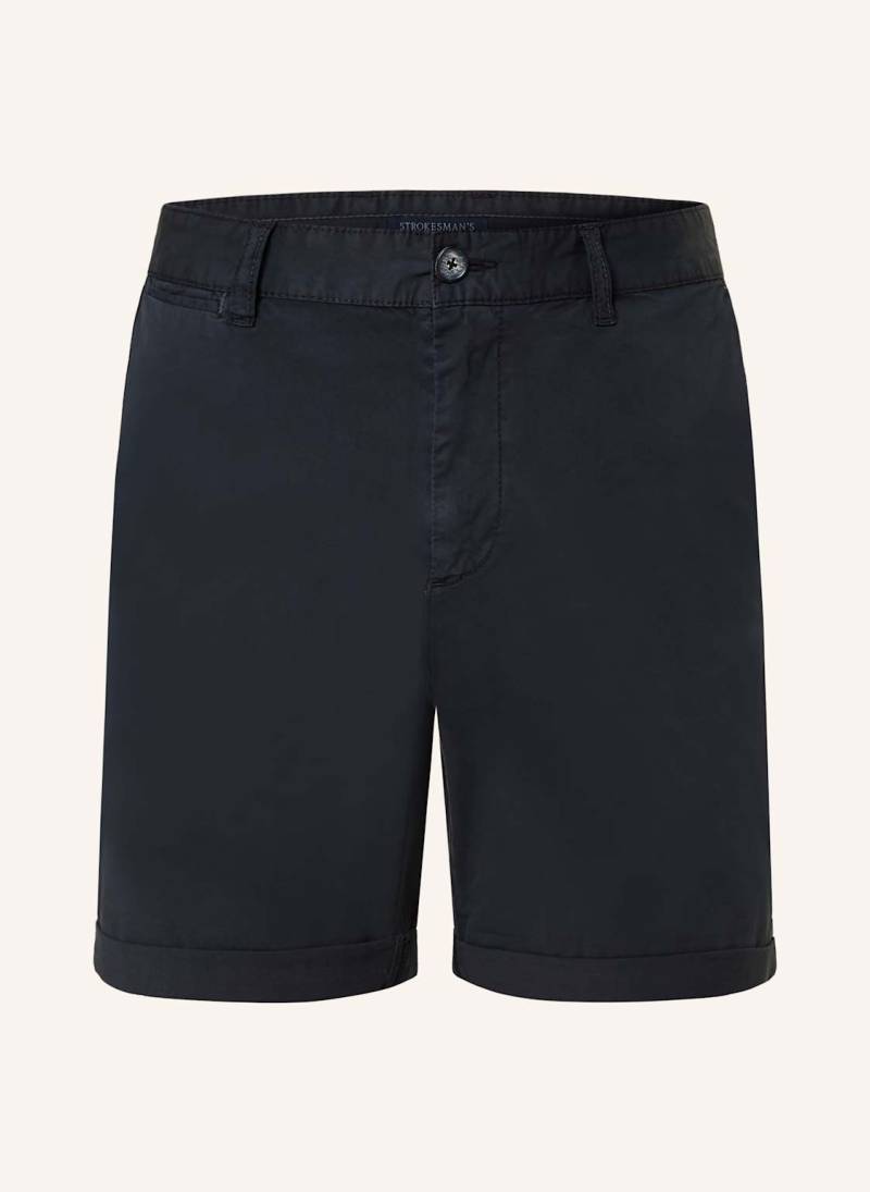 Strokesman's Chinoshorts Slim Fit blau von STROKESMAN'S