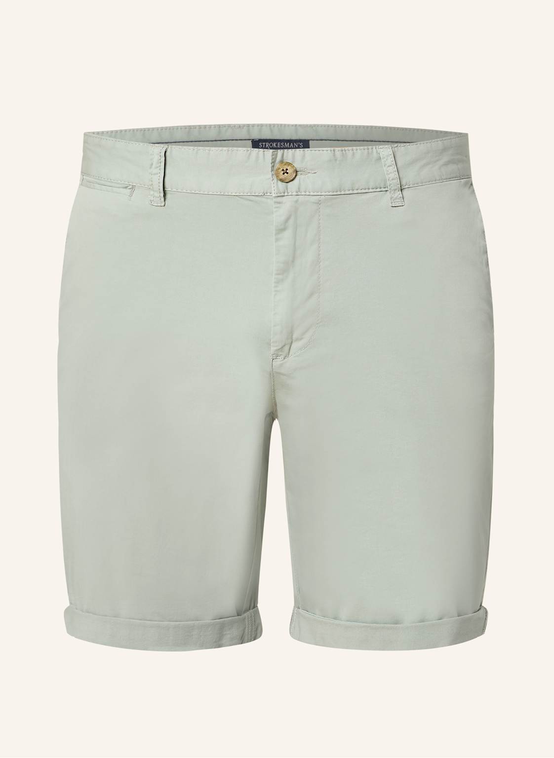 Strokesman's Chinoshorts Slim Fit gruen von STROKESMAN'S