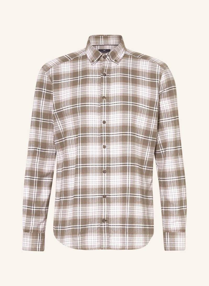 Strokesman's Flanellhemd Regular Fit grau von STROKESMAN'S