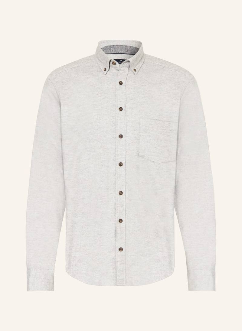 Strokesman's Flanellhemd Regular Fit grau von STROKESMAN'S