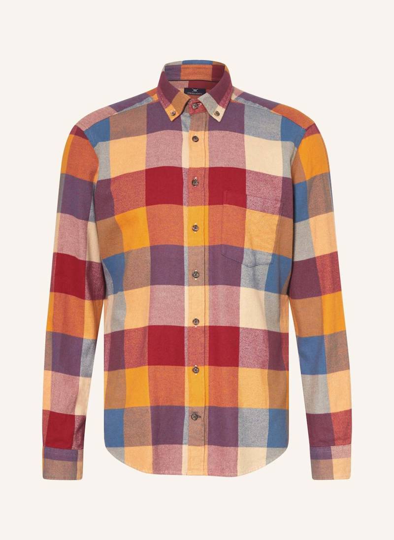 Strokesman's Flanellhemd Regular Fit orange von STROKESMAN'S