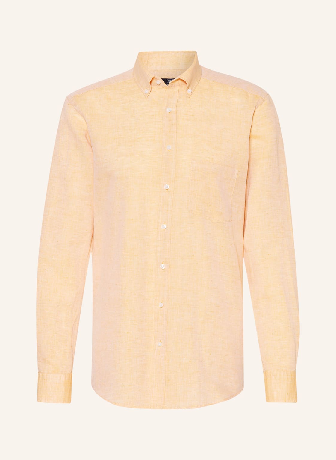 Strokesman's Hemd Modern Fit Mit Leinen gelb Strokesman's Hemd Modern Fit Mit Leinen gelb von STROKESMAN'S