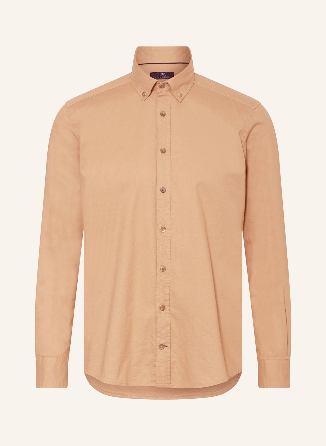 Strokesman's Hemd Modern Fit beige von STROKESMAN'S