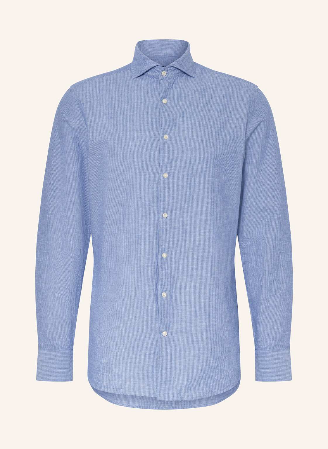 Strokesman's Hemd Regular Fit blau von STROKESMAN'S