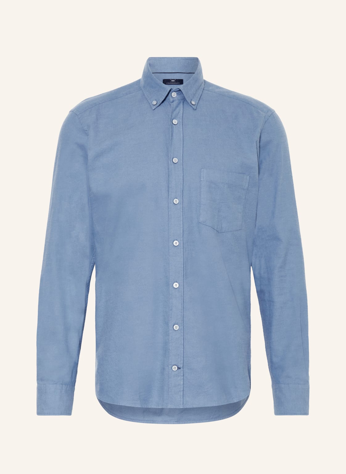 Strokesman's Hemd Regular Fit blau von STROKESMAN'S